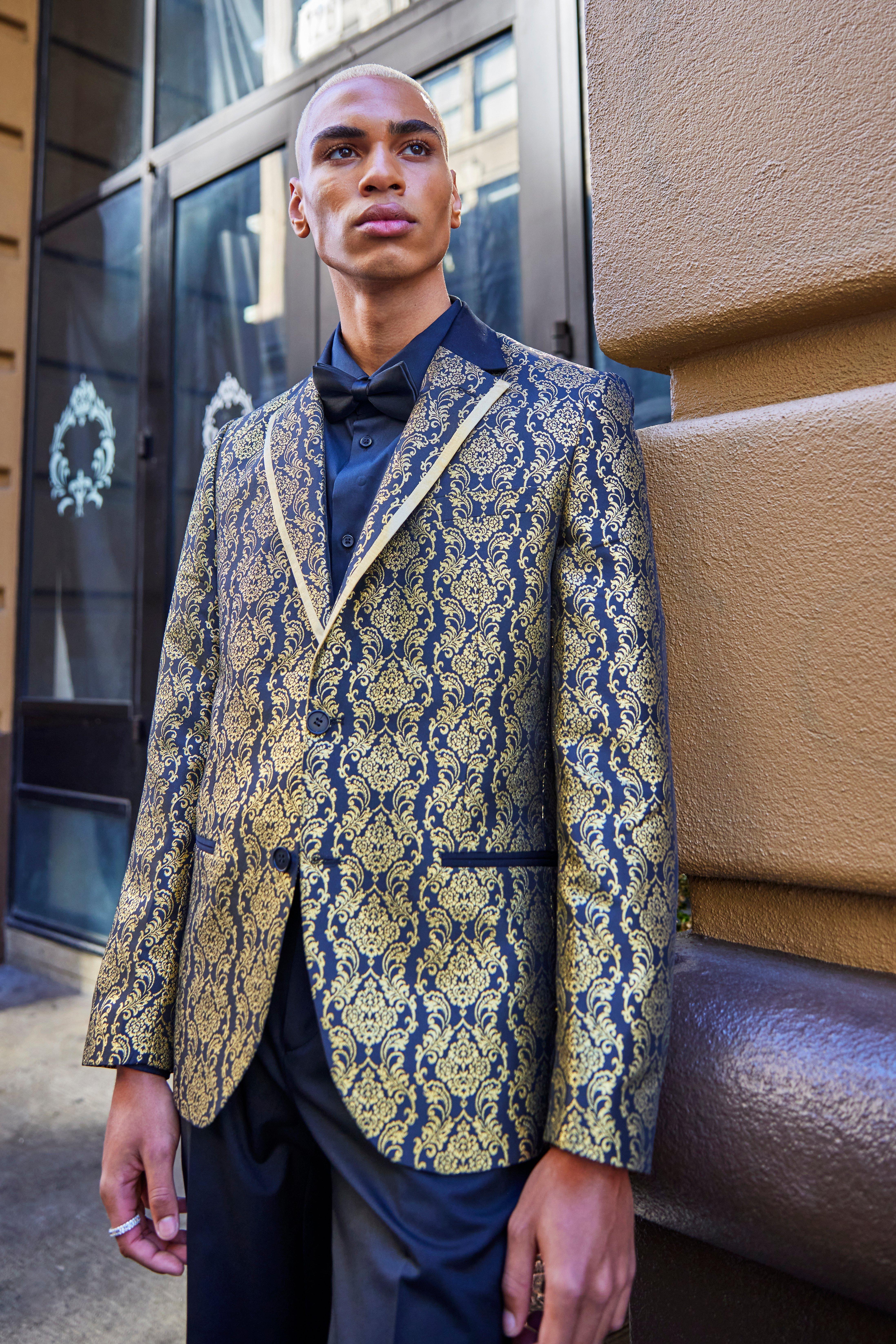 Single-Breasted Tailored Jacquard Jacket - Men - Ready-to-Wear