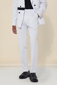 White Skinny Suit Trousers