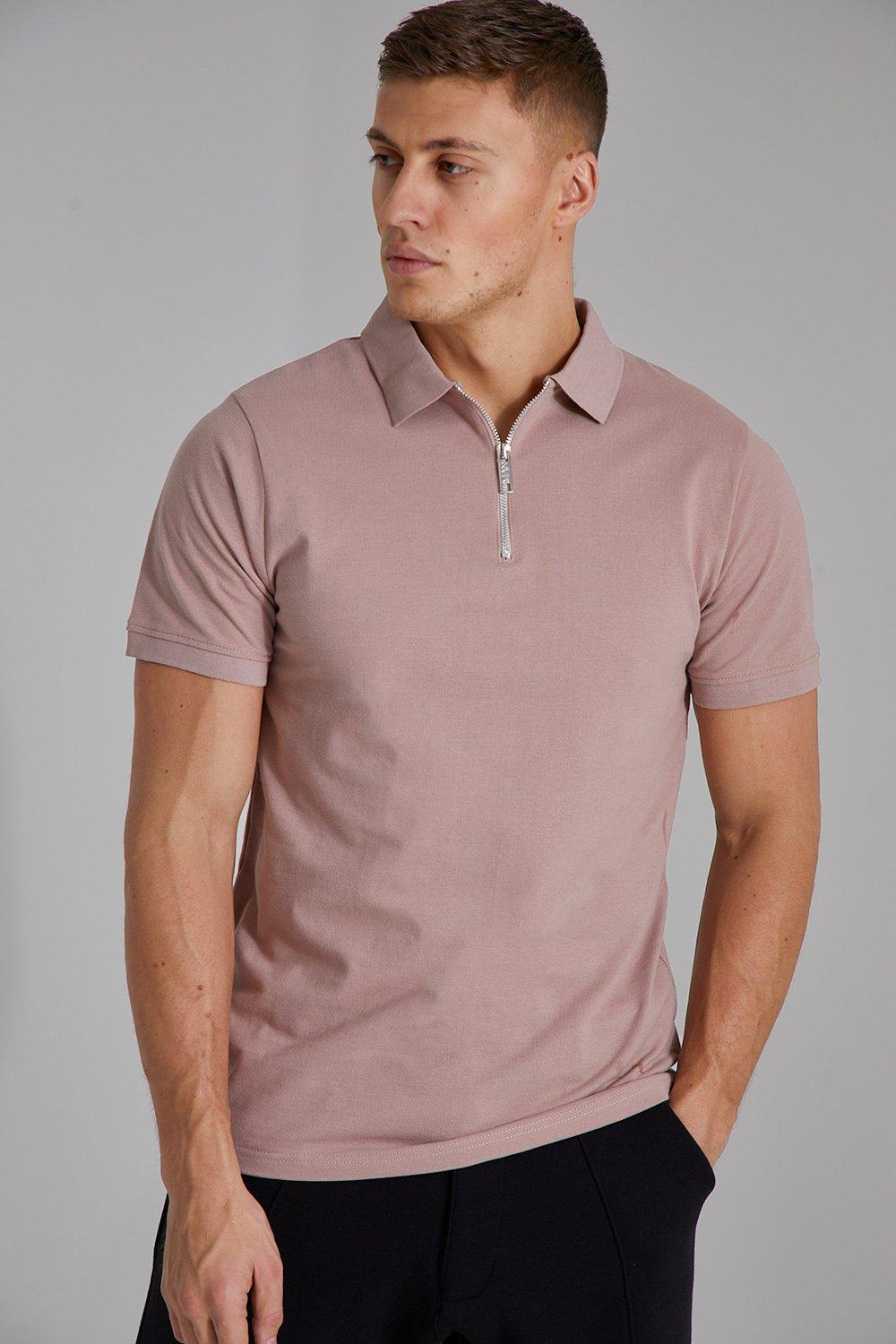 boohooMAN Men's Short Sleeve Slim Shirt