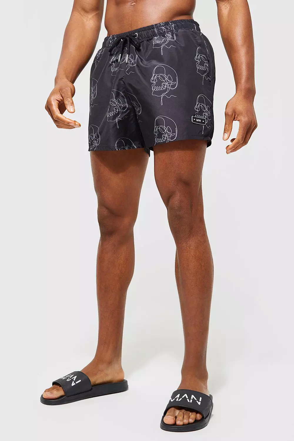 Mens skull swim shorts outlet