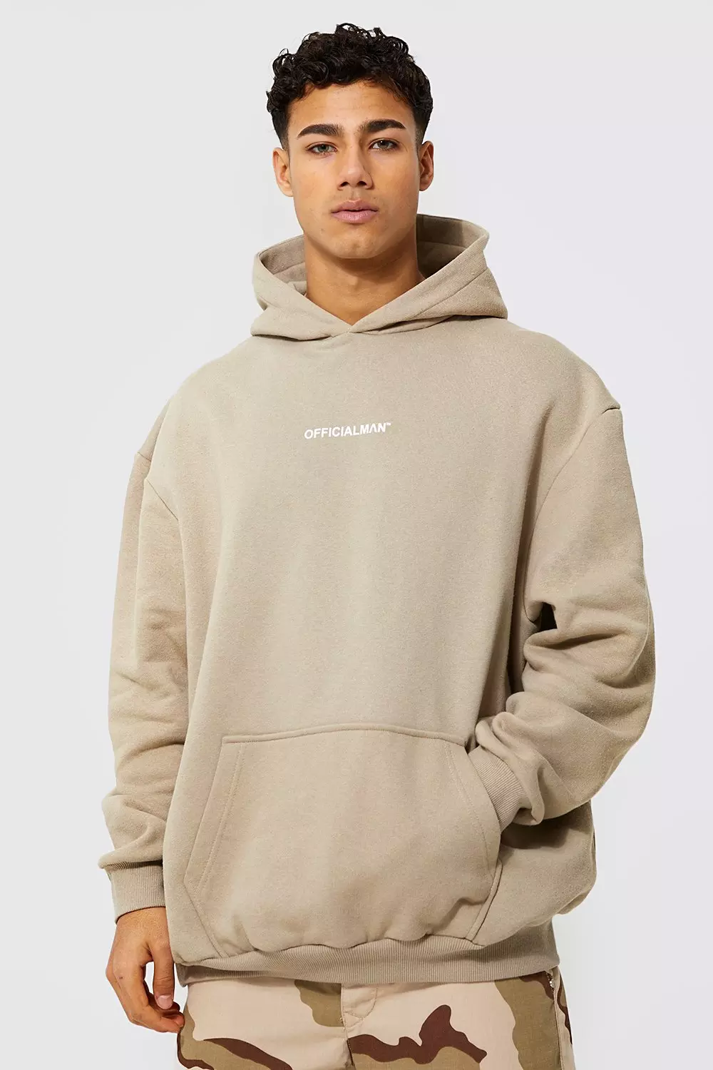 Official Man Oversized Hoodie boohooMAN