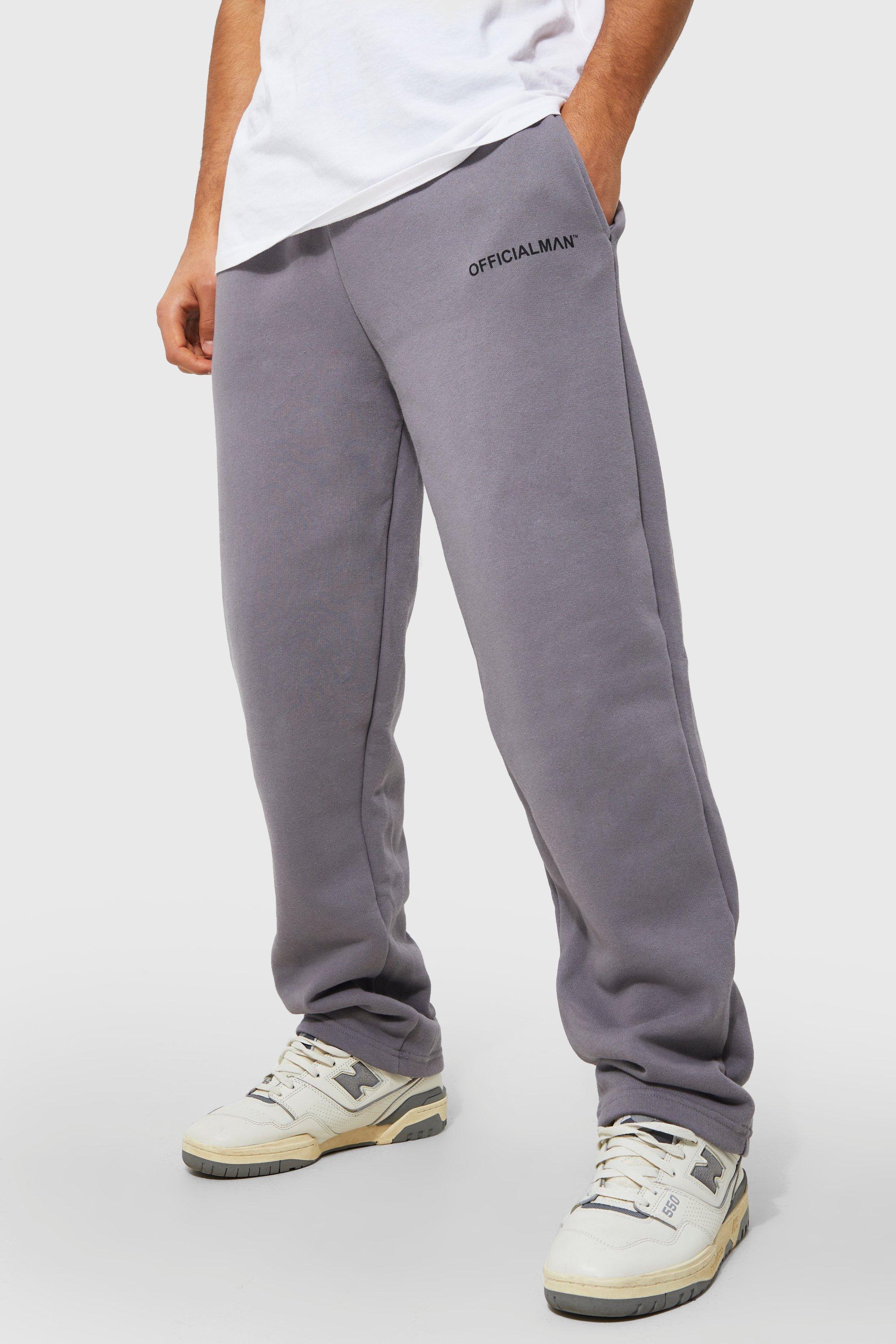 Mens straight shop leg joggers