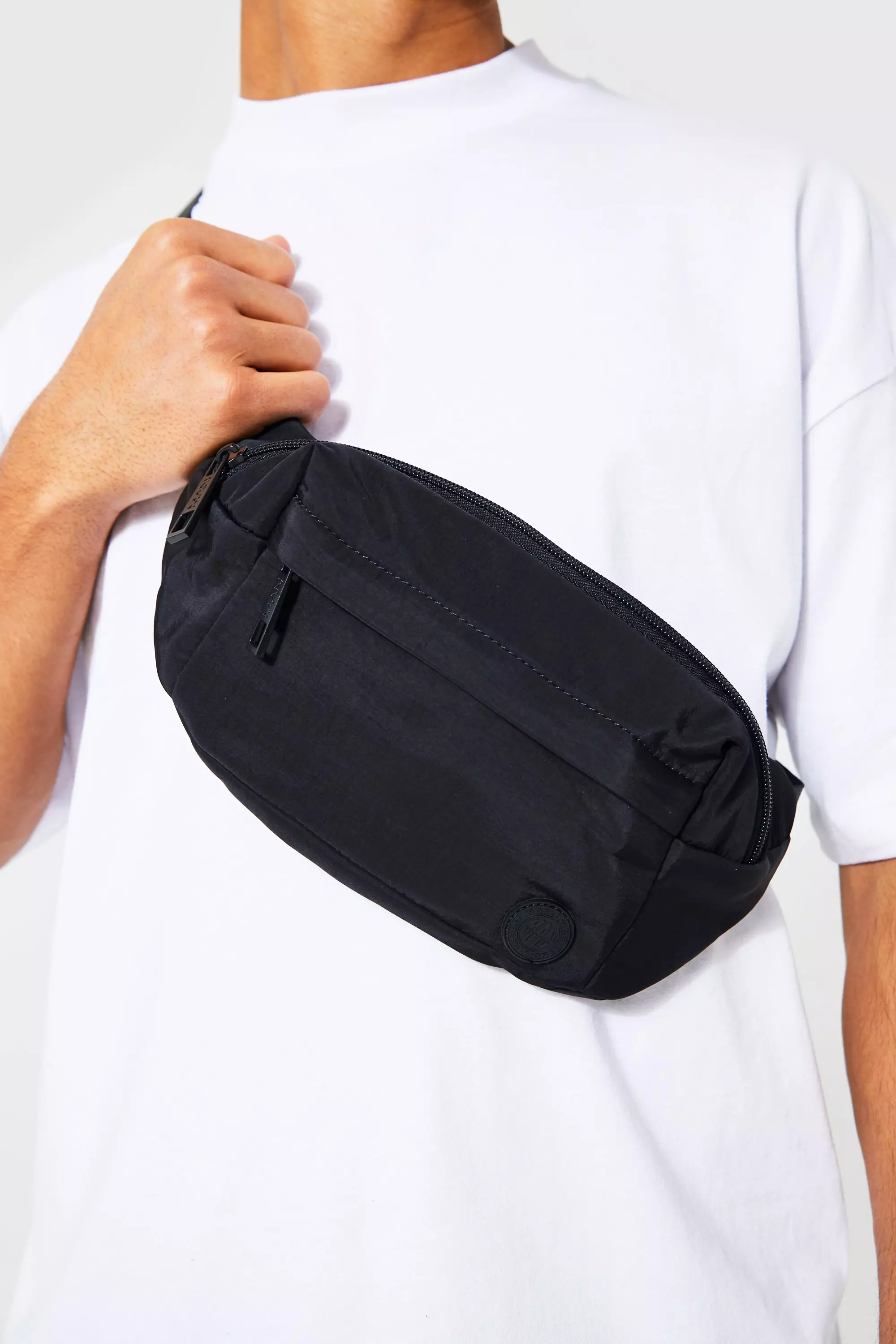 Nylon Bum Bag boohooMAN