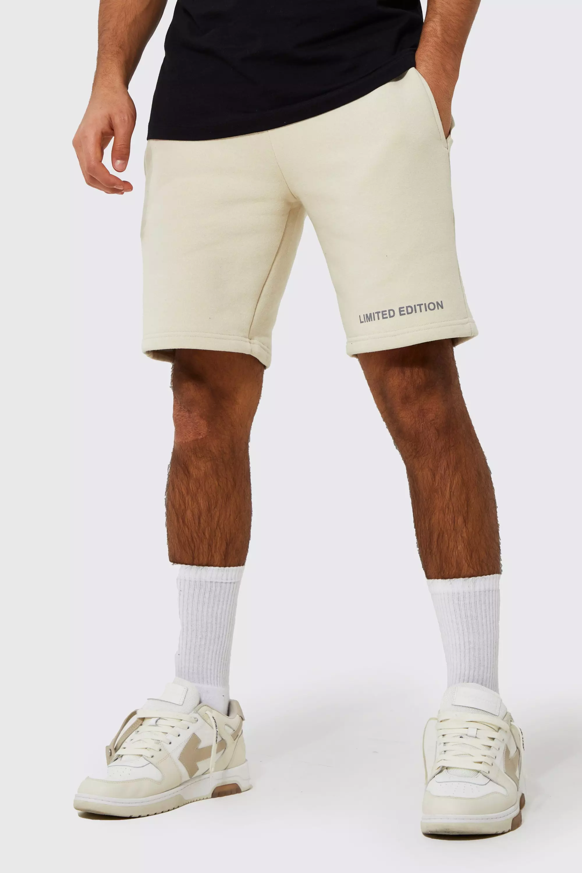 Stone Limited Edition Slim Fit Mid Sweat Short alternative image