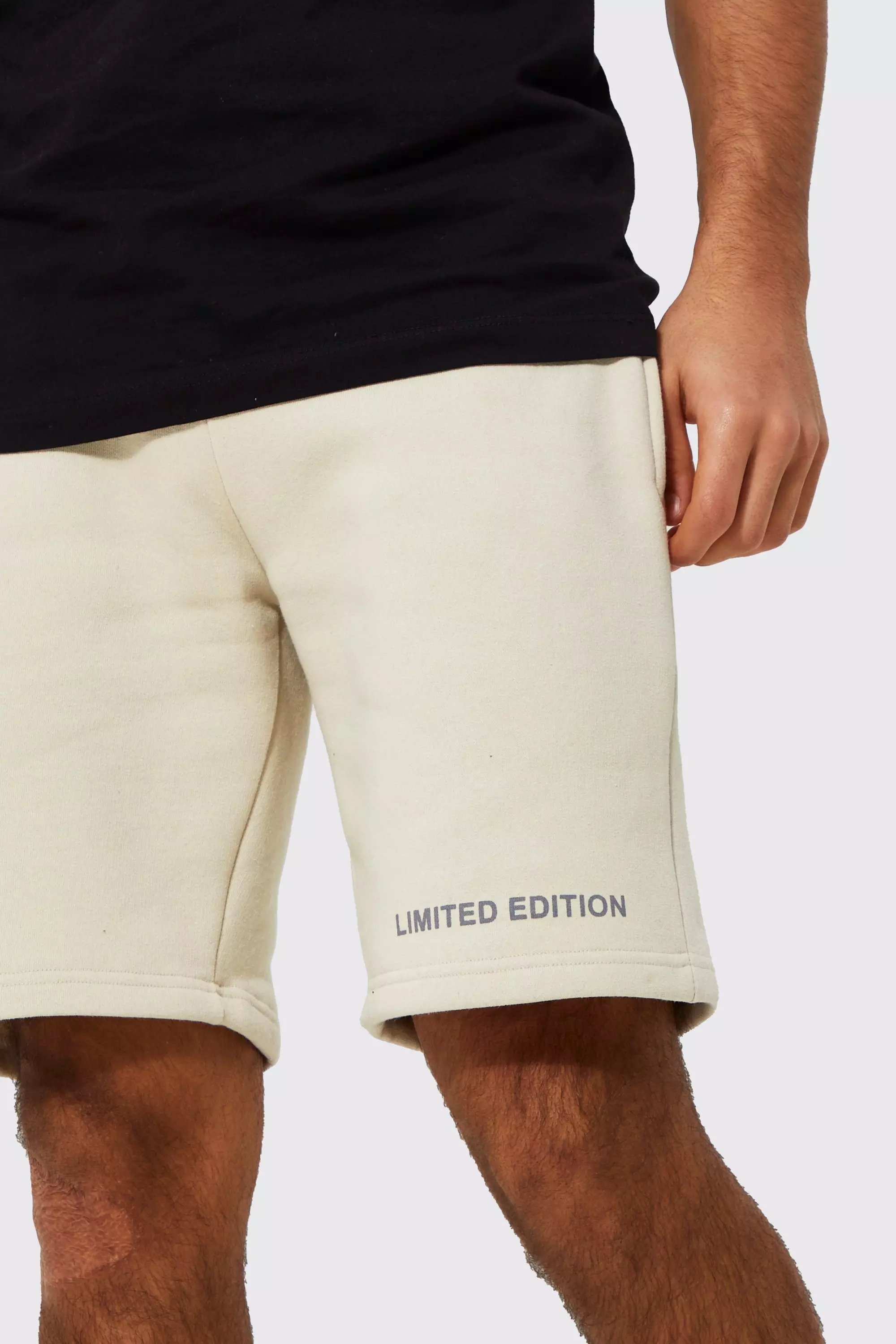 Stone Limited Edition Slim Fit Mid Sweat Short alternative image