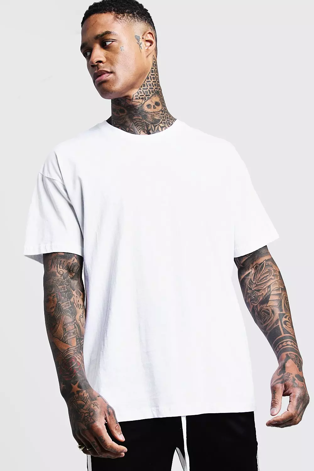 Oversized Crew Neck T-shirt White