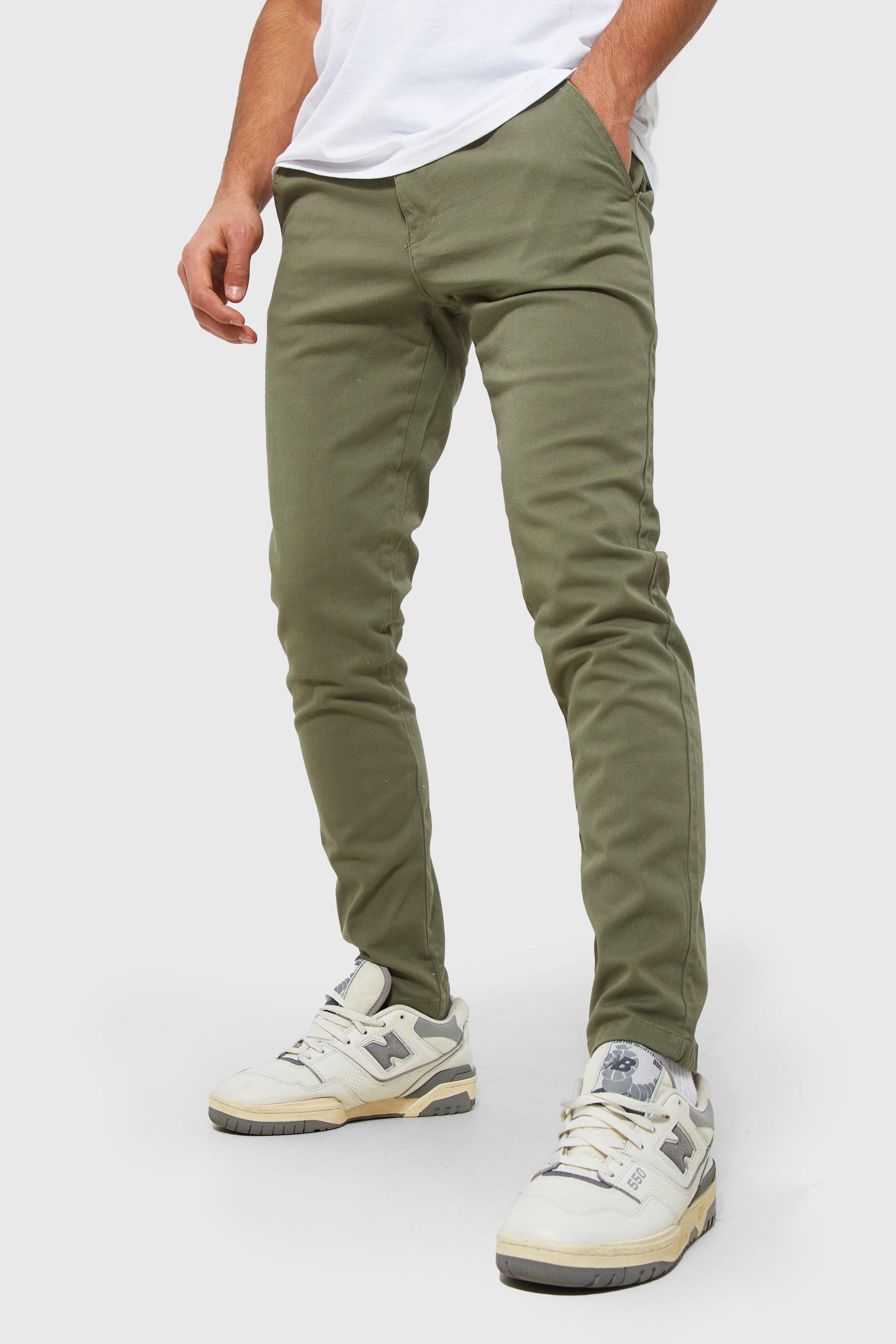 Mens super store skinny chino pants