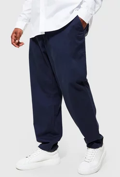 Navy Plus Slim Fit Chino Pants
