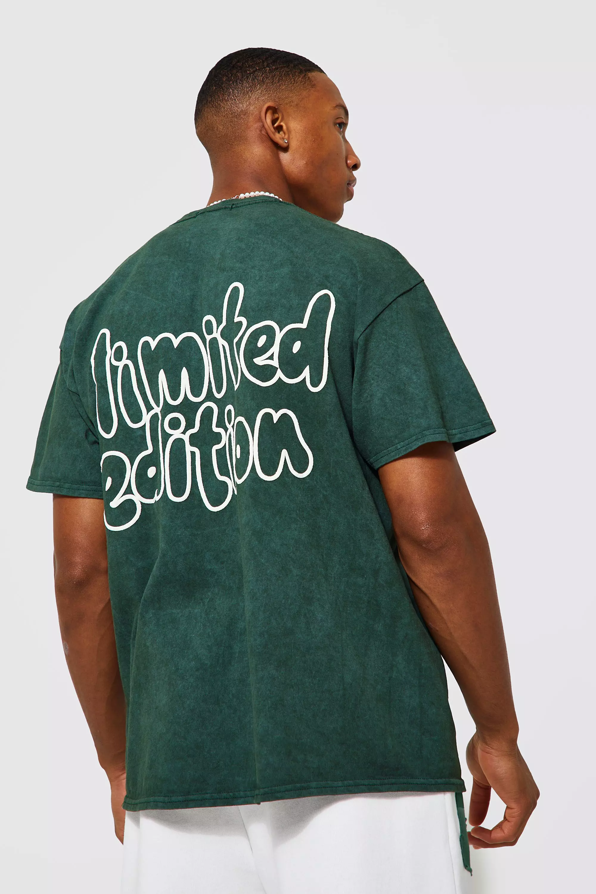 【boohoo】OFCL スター ウォッシュド Tシャツ 2色 fzz13302_black_xl?w=537&qlt=