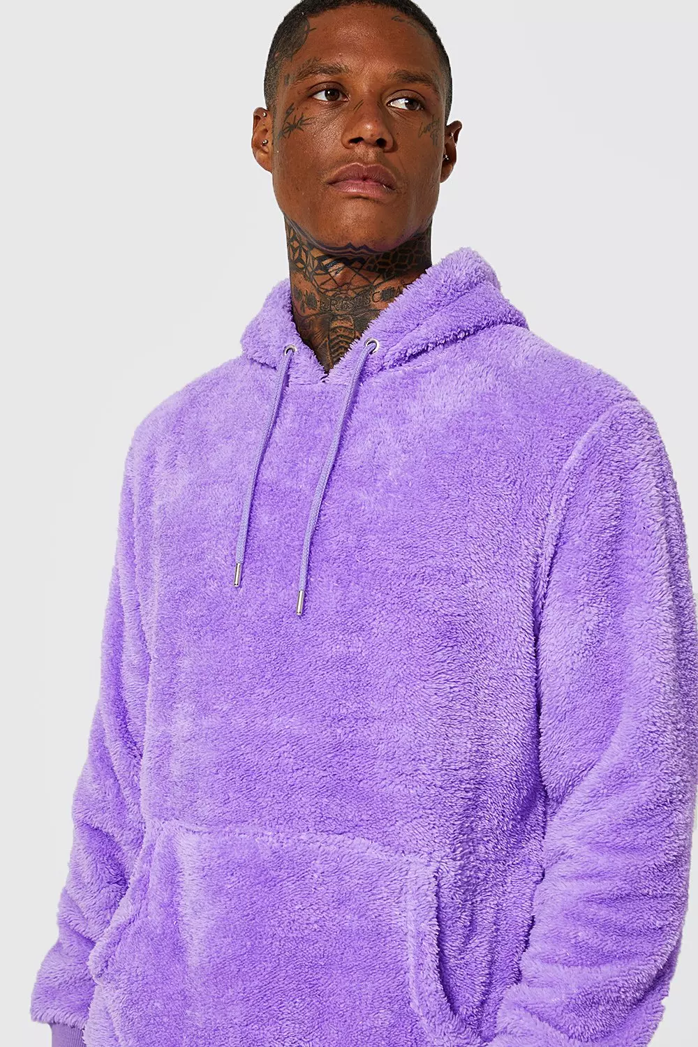 Borg Over The Head Hoodie boohooMAN USA