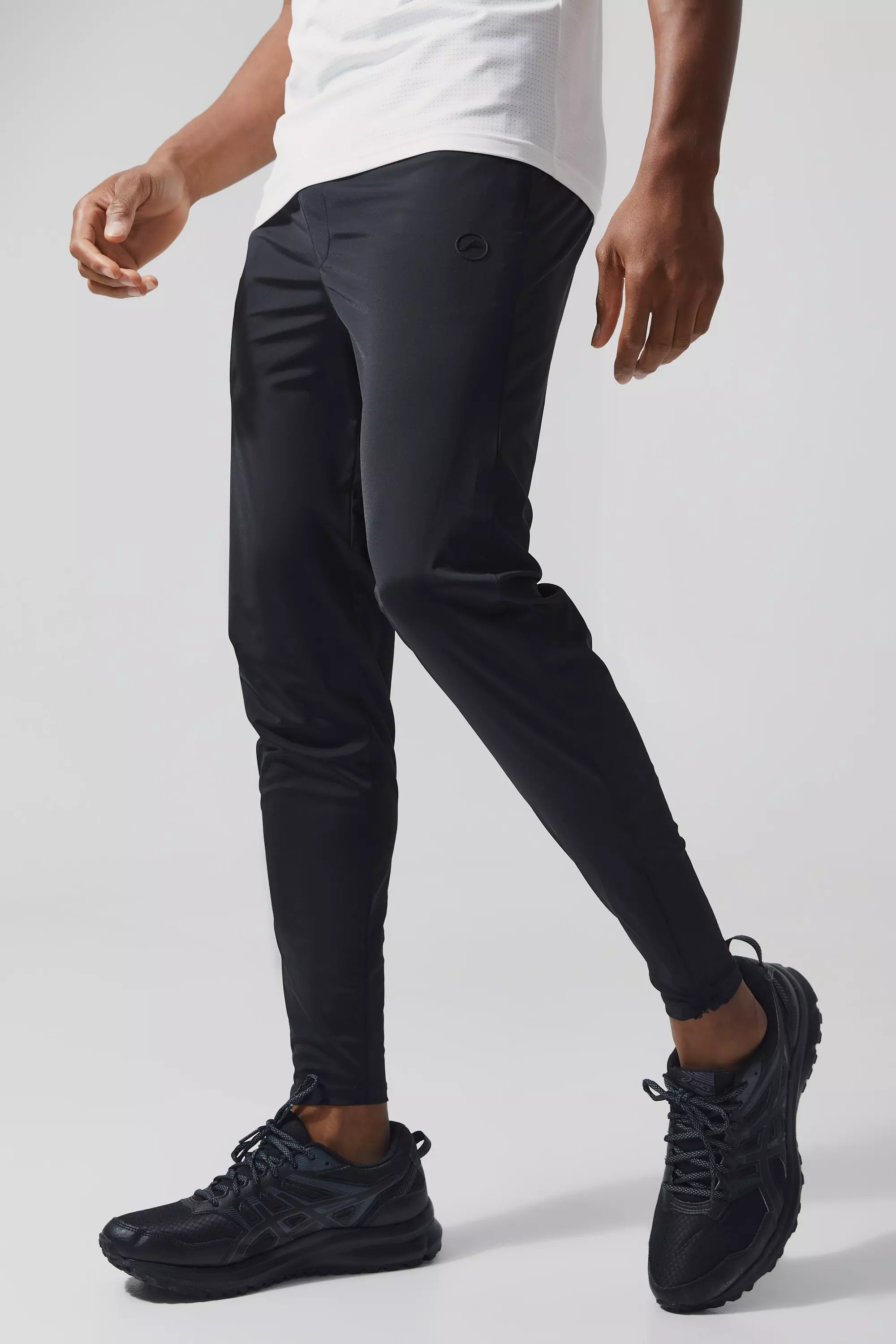 Man Active Ultra Stretch Sweatpants Black