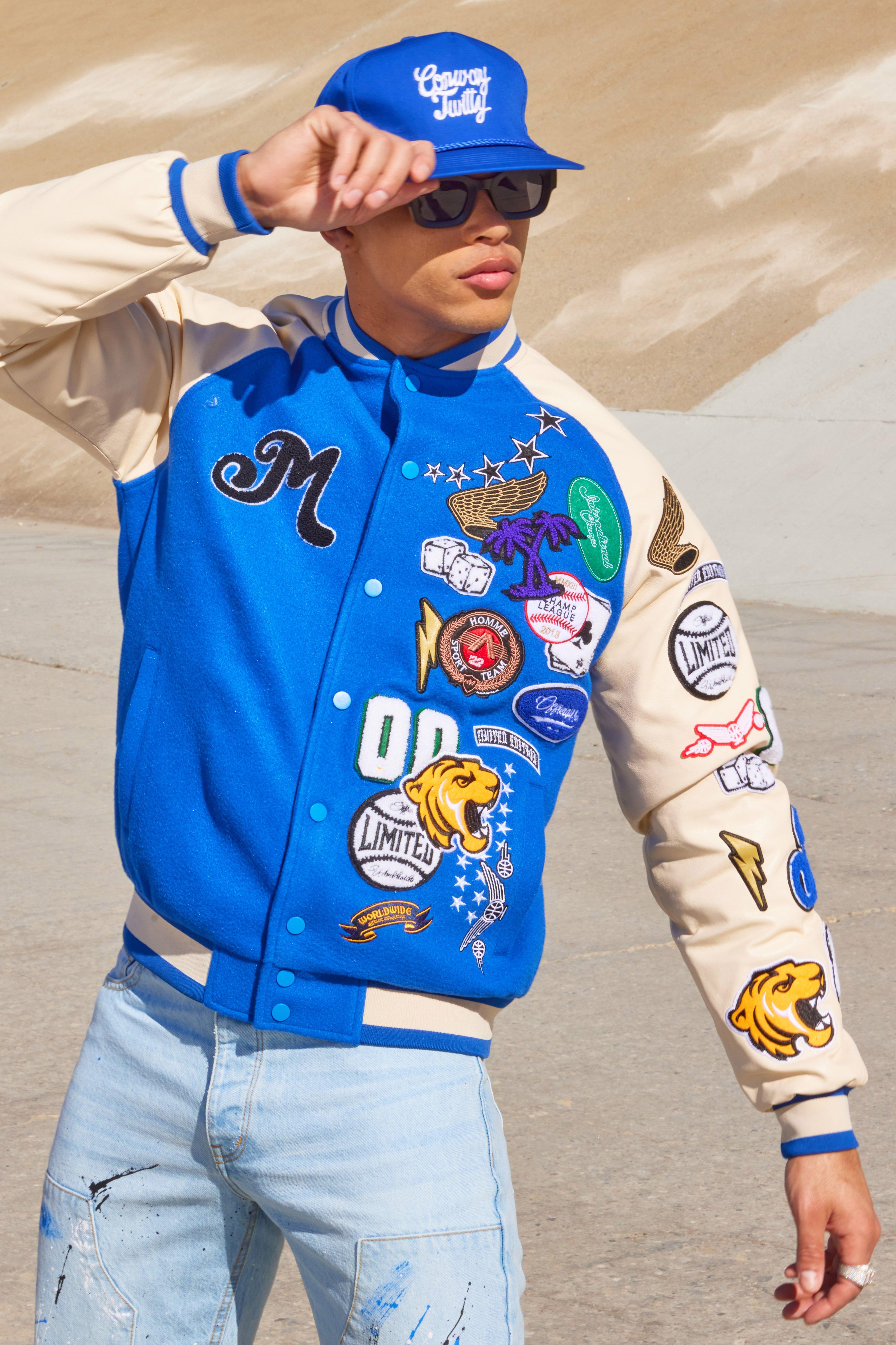 The Future Is Ours Varsity Jacket - Blue