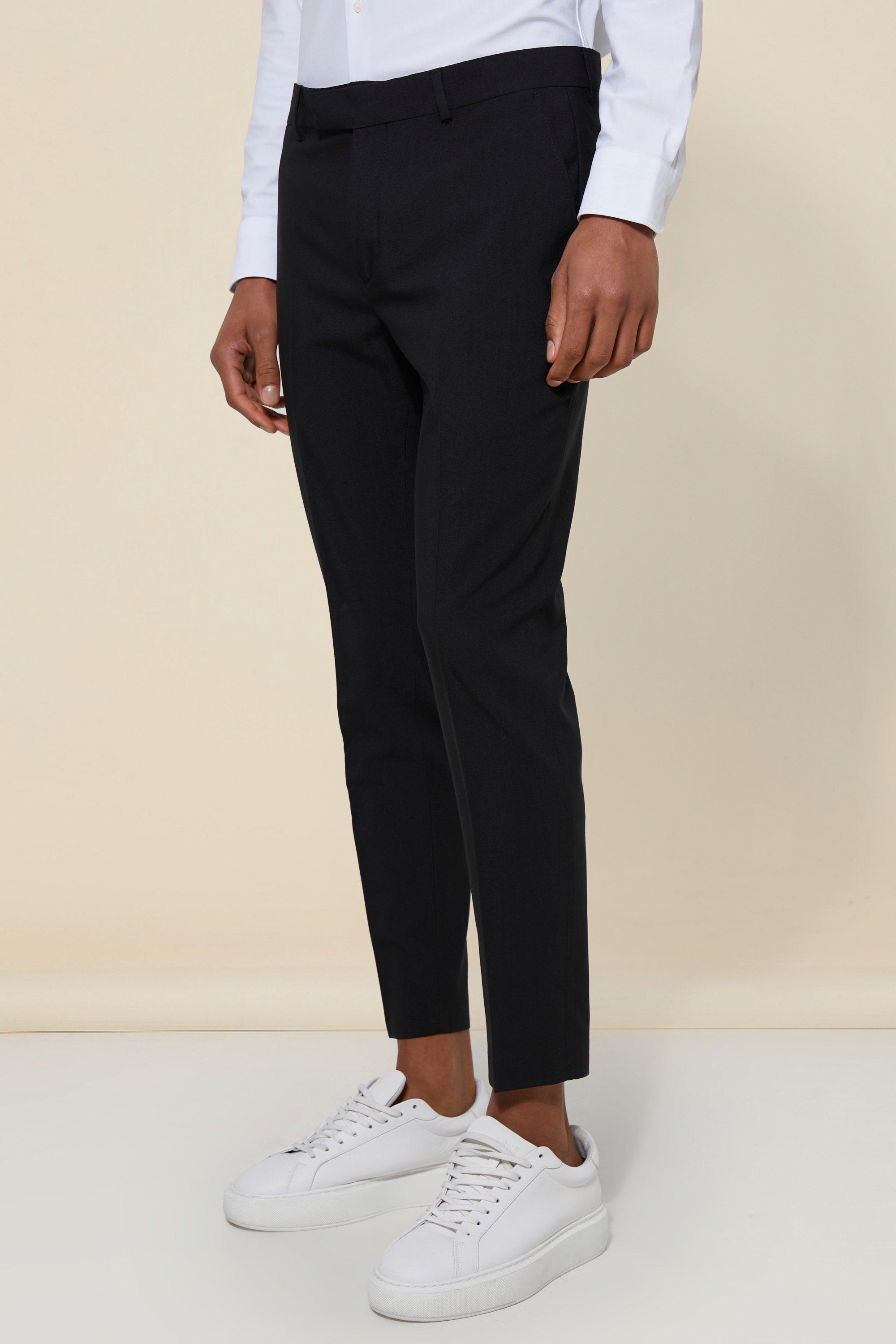 Skinny Anzughose, Black