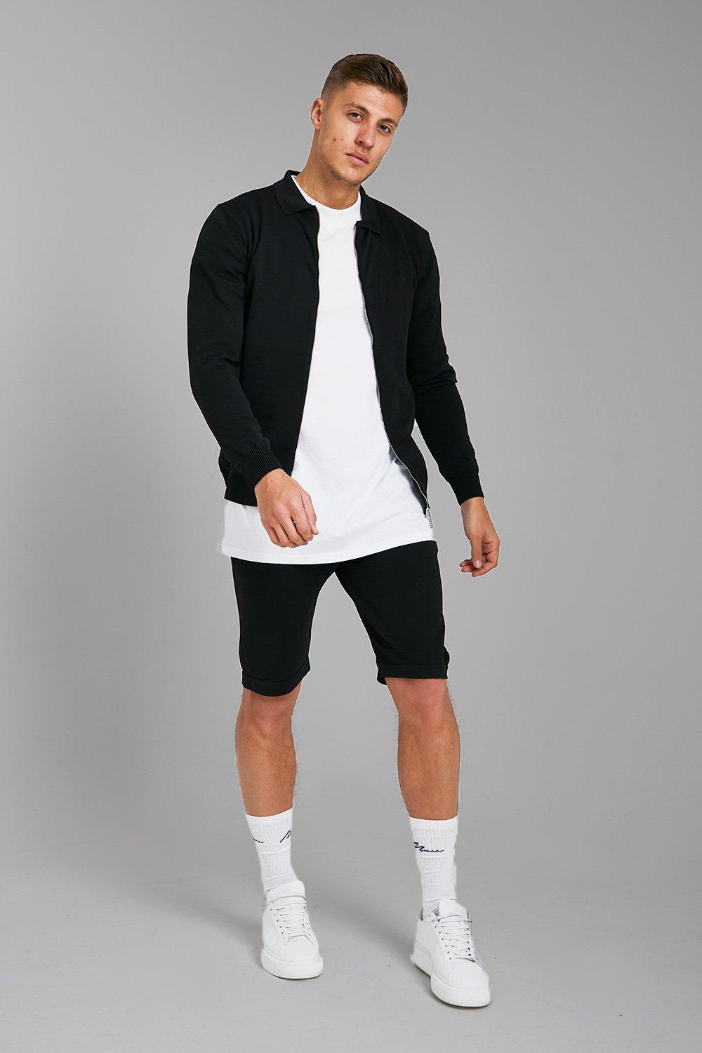 Jacket with outlet shorts