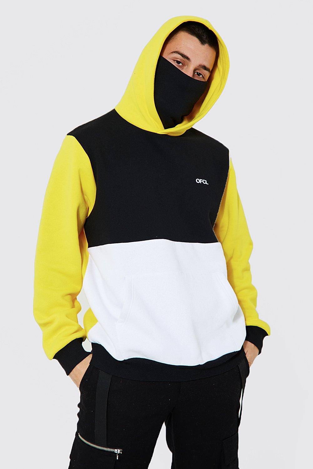 Nike Men's Hoodie - Yellow - XL