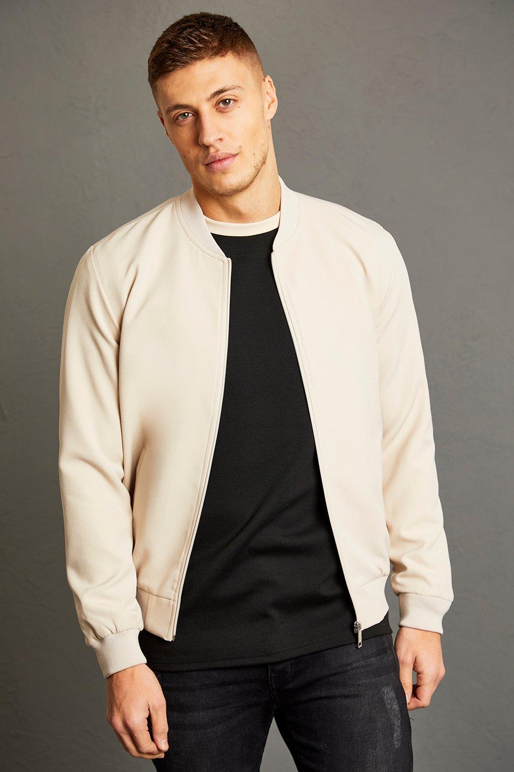 Mens smart bomber outlet jacket