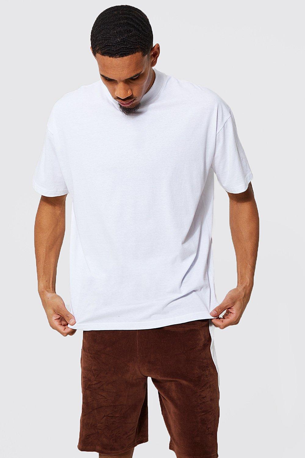 Tall Fit Extended Neck Basic T-shirt | boohooMAN