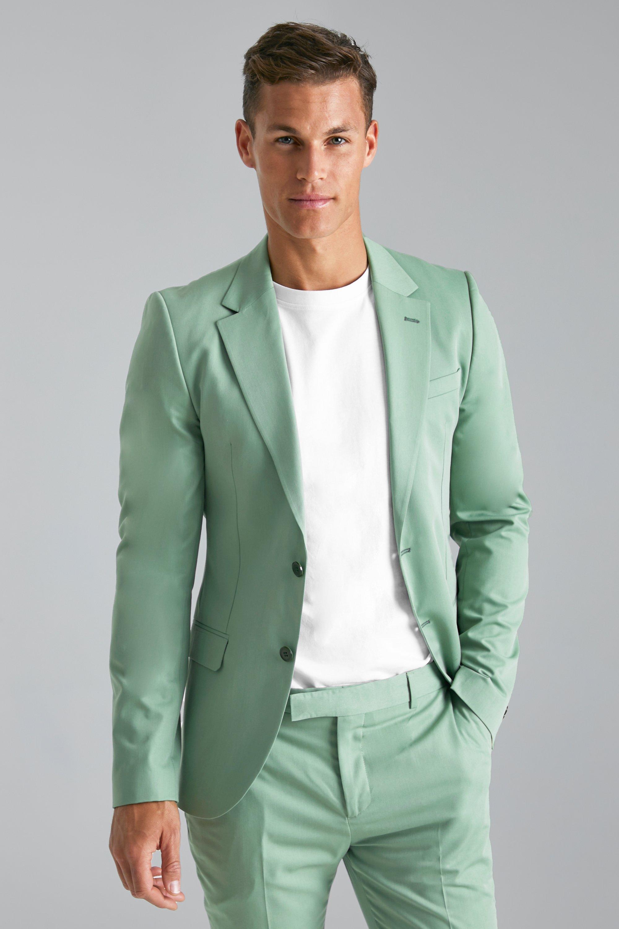 Tall - Veste de costume skinny, Sage