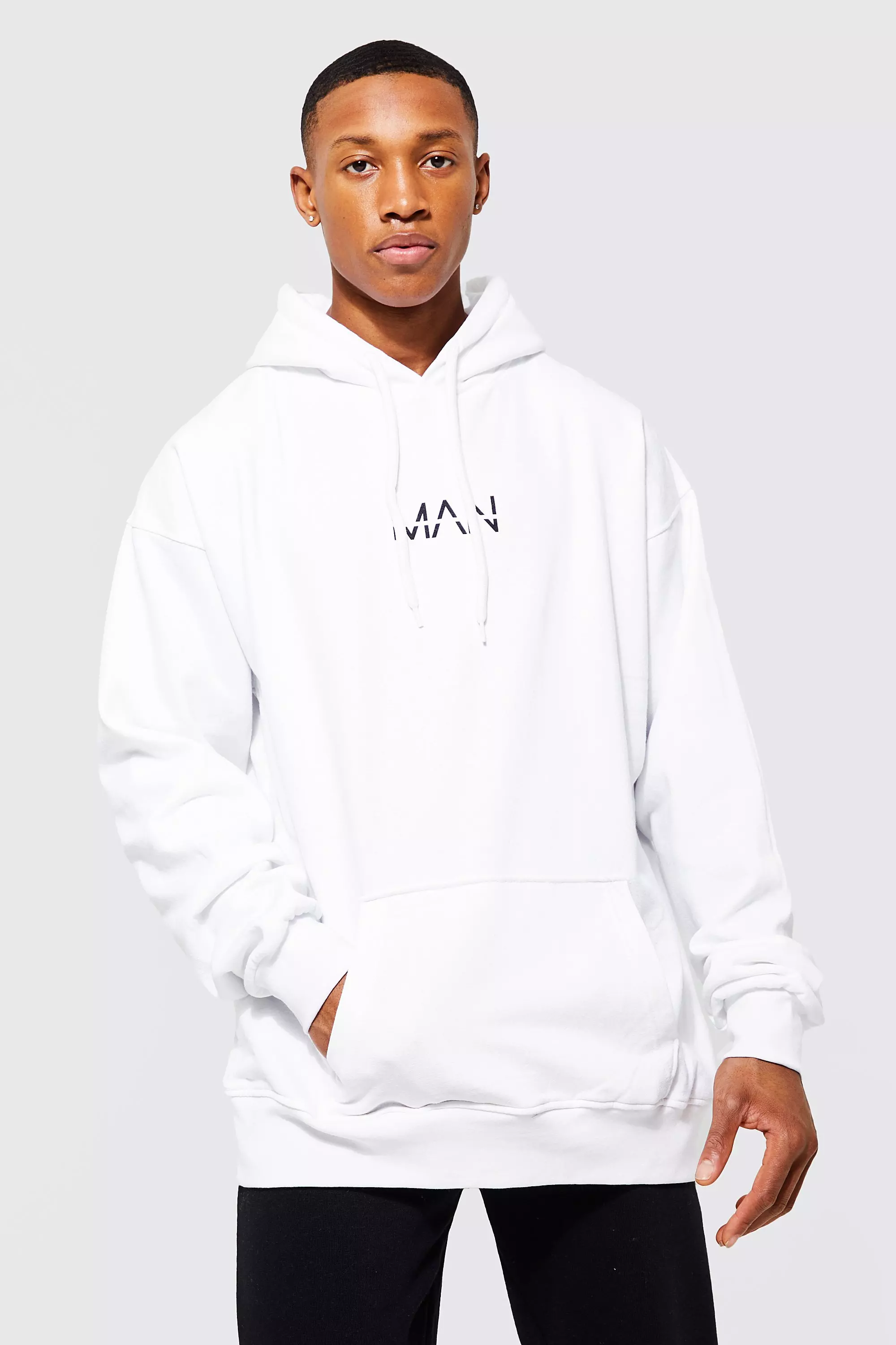 Original Man Oversized Hoodie boohooMAN USA