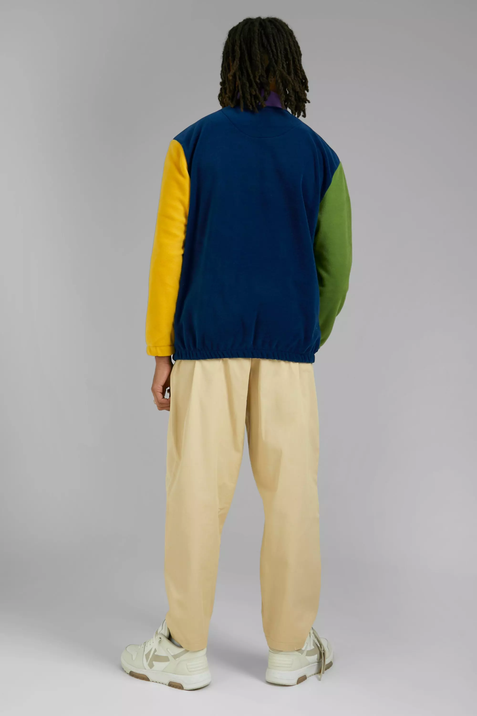 Stone Elastic Waist Skate Cropped Chino Trouser alternative image