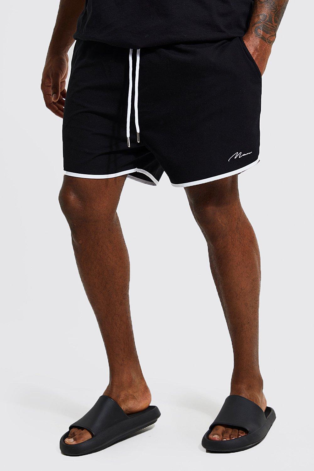 boohooMAN Man Signature Runner Swim Trunks