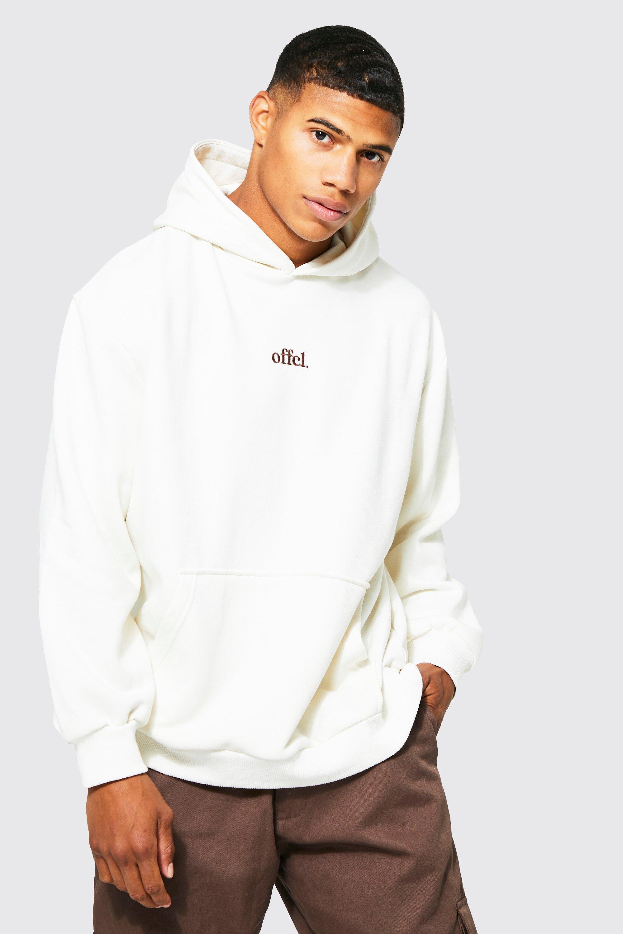 Boohooman store white hoodie