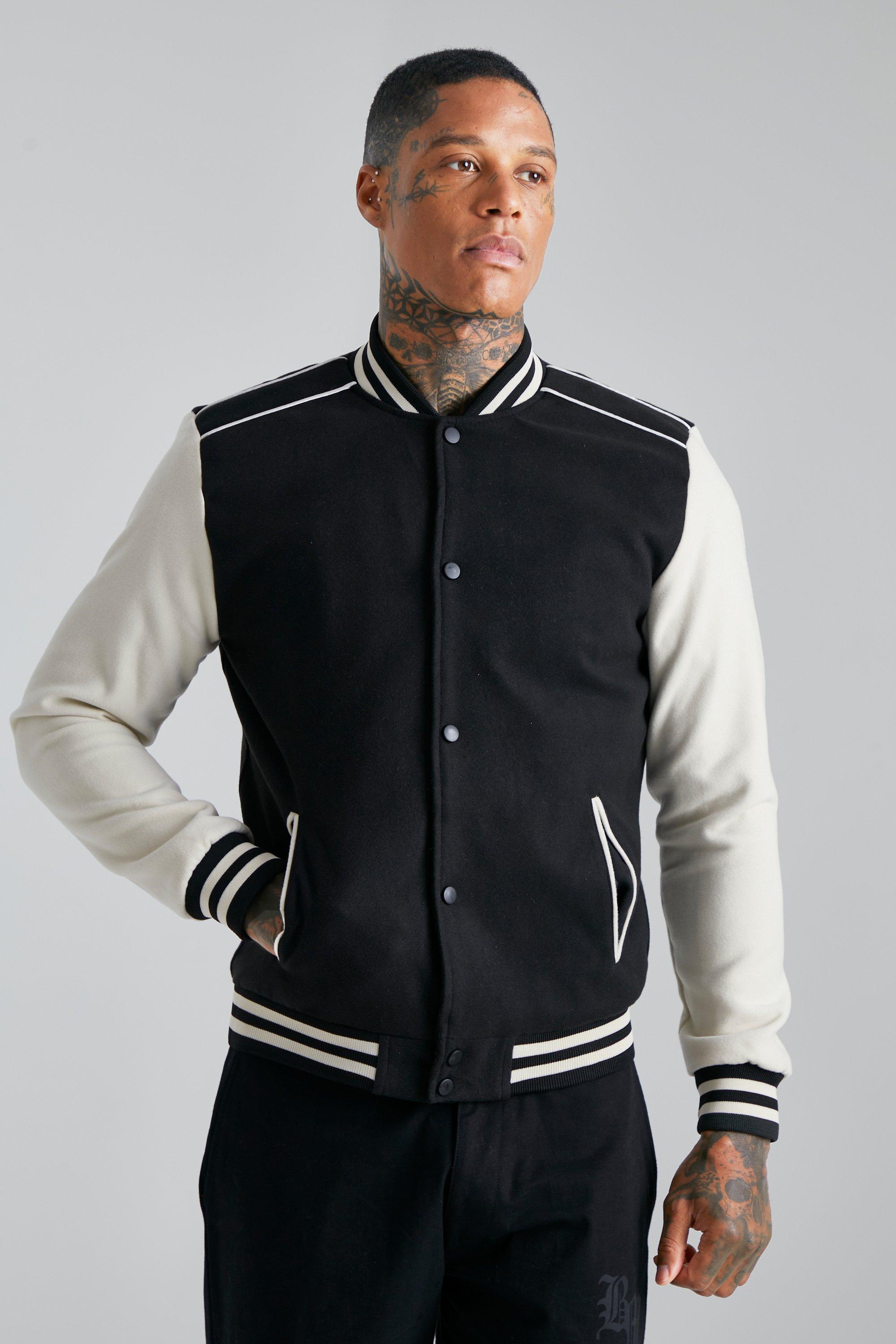 Urban classics Jacket Old School College Black