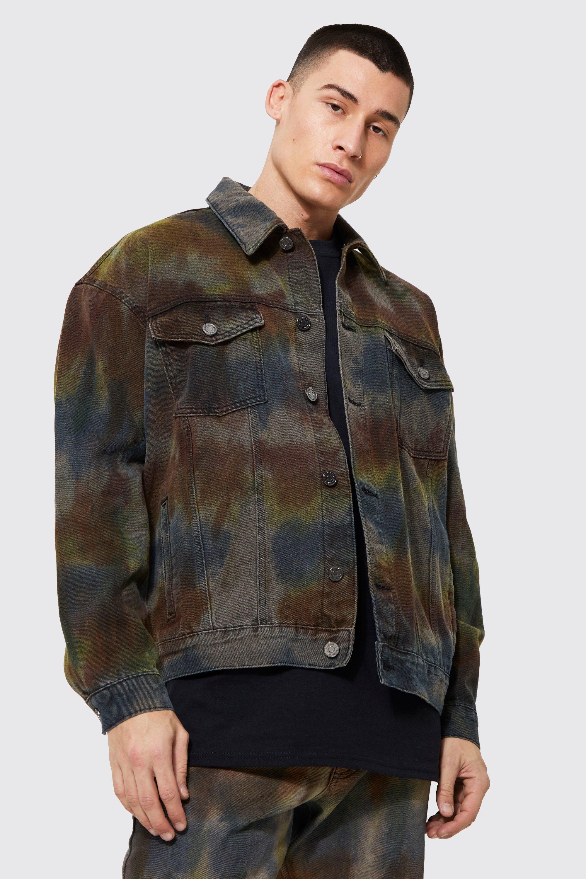 MSGM Tie Dye Denim Jacket