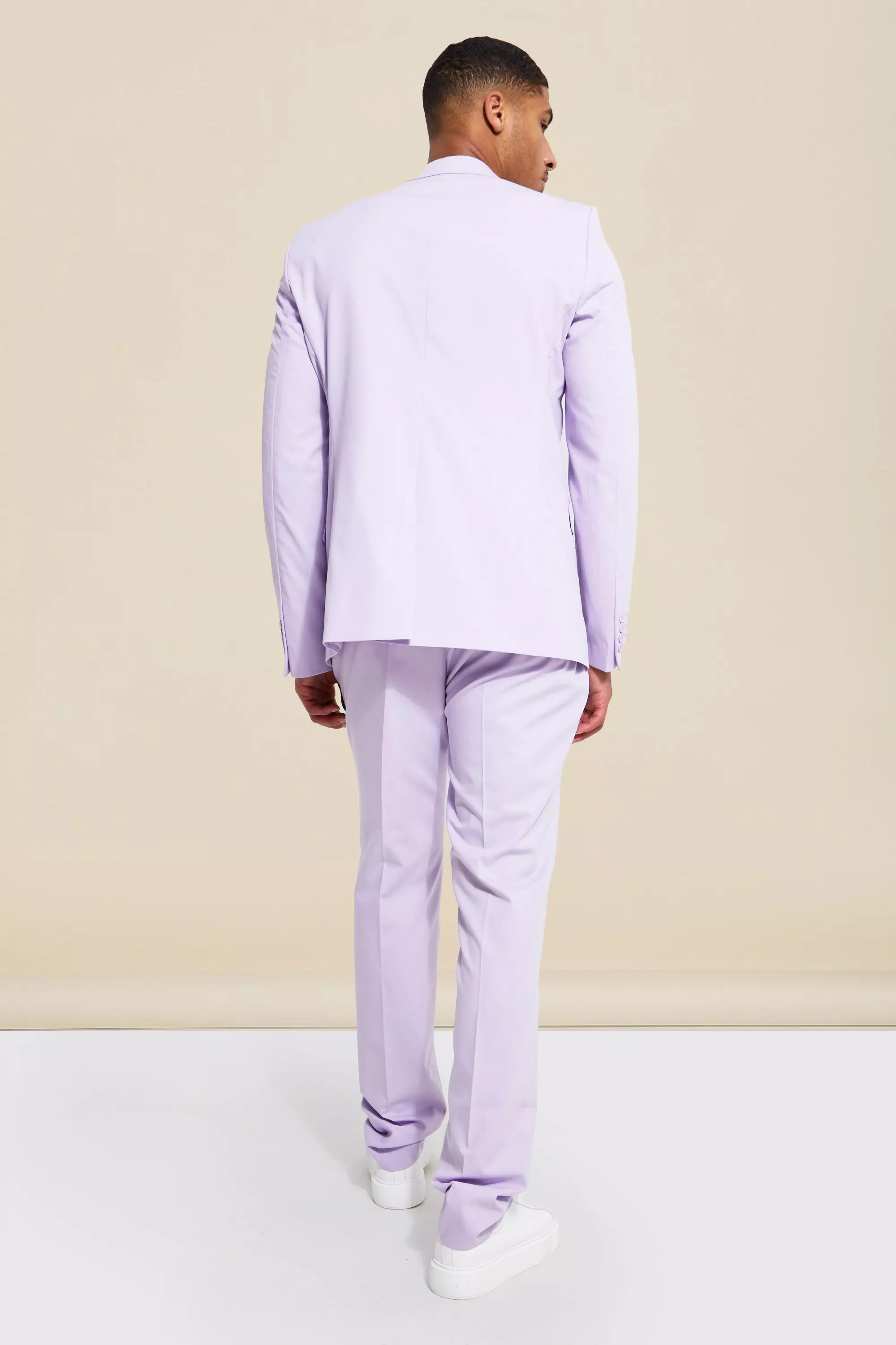 Lilac Tall Single Breasted Slim Suit Jacket alternative image