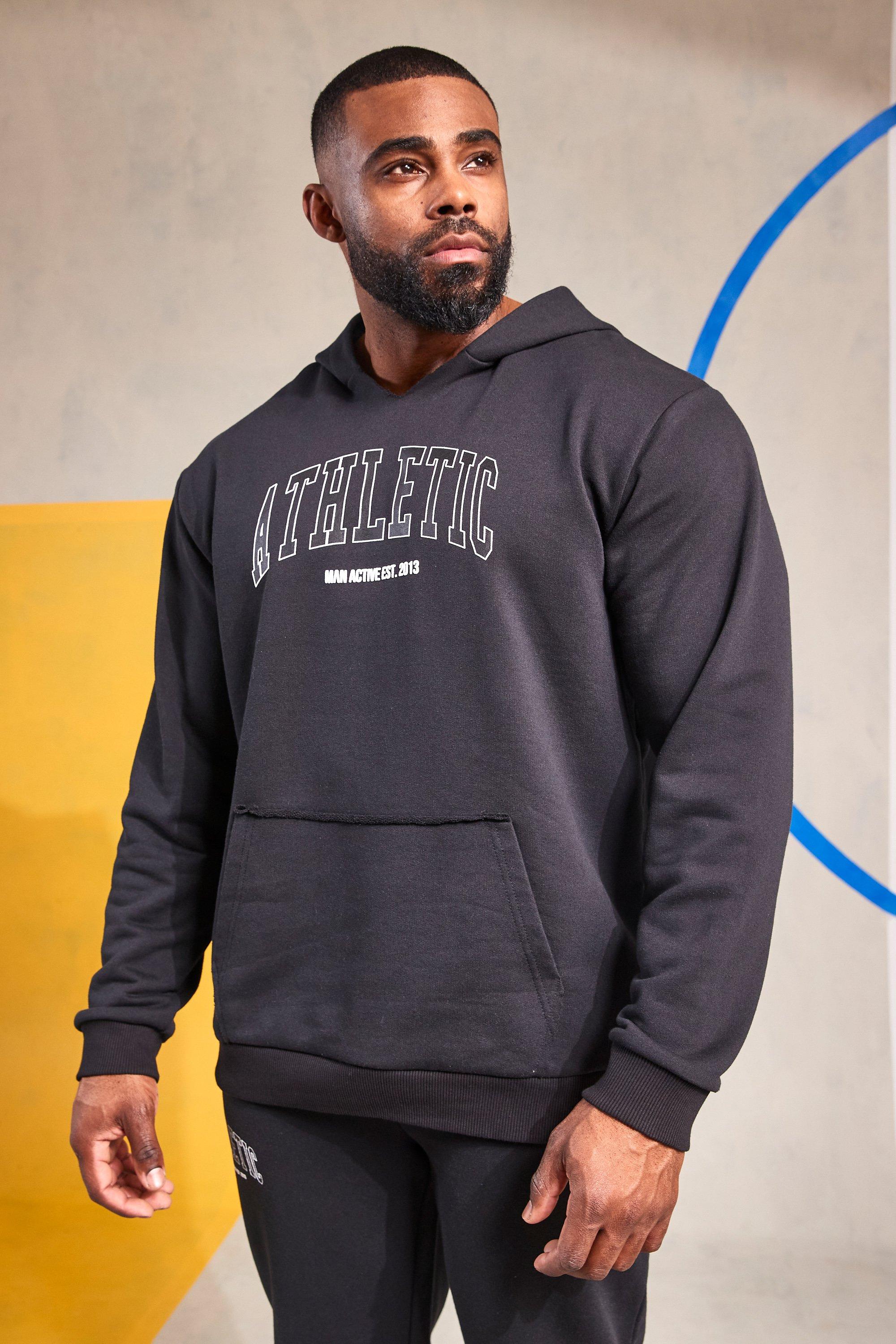 Oversized athletic outlet sweatshirt