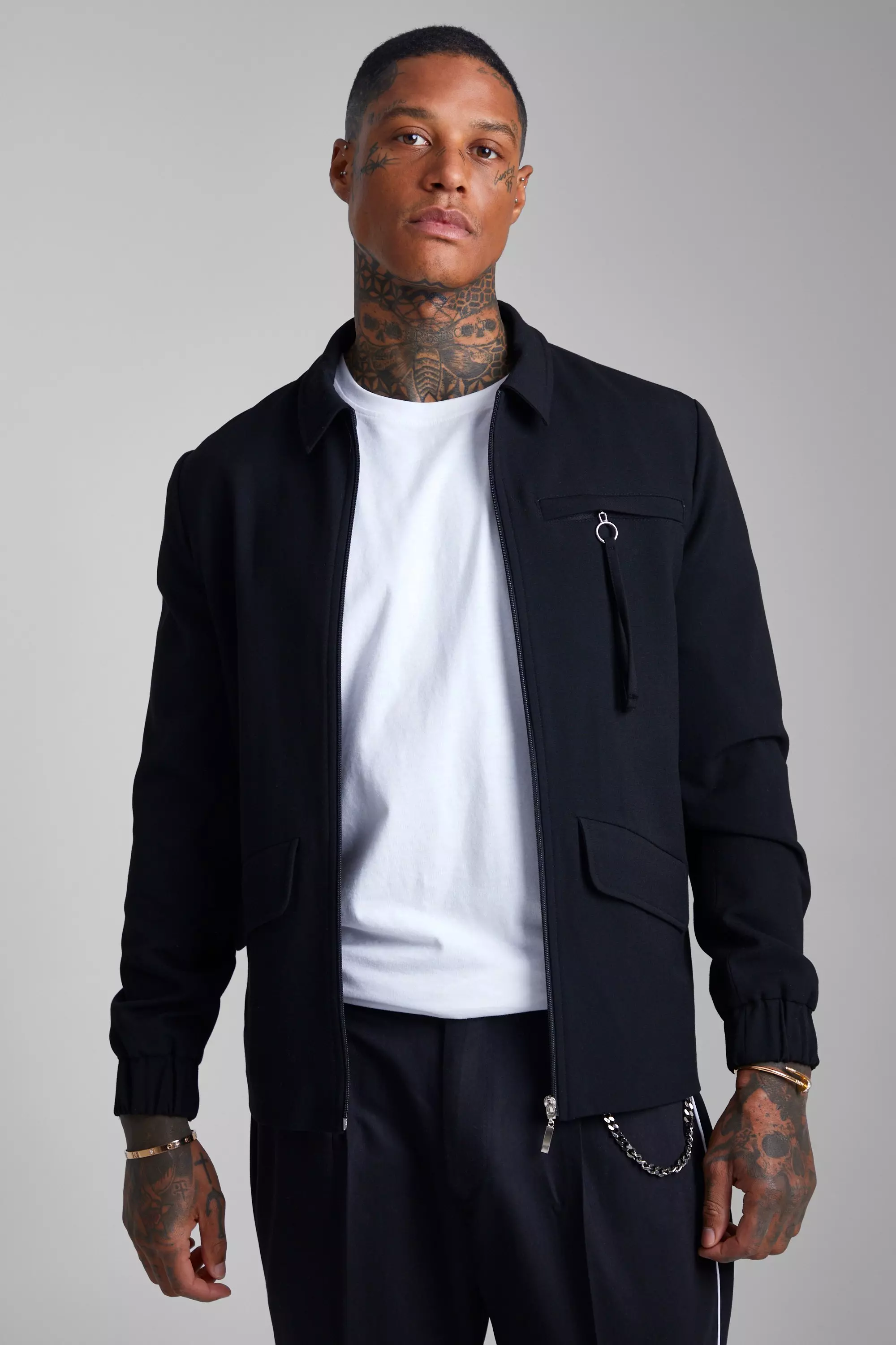 Veste discount harrington noir