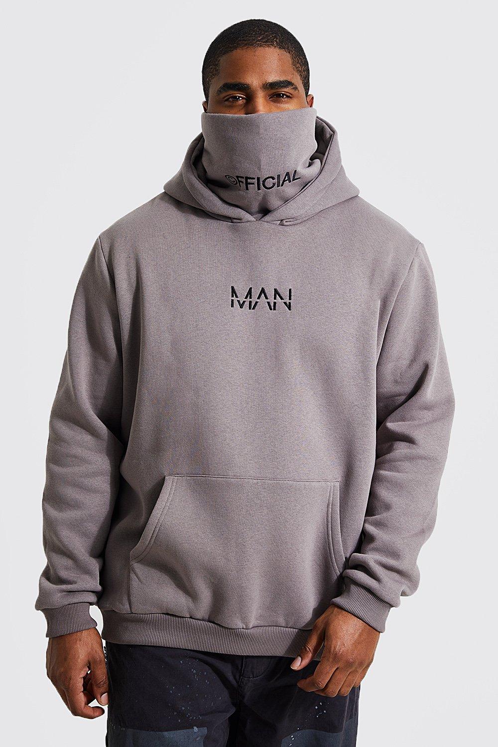 Plus Original Man Snood Hoodie boohooMAN USA