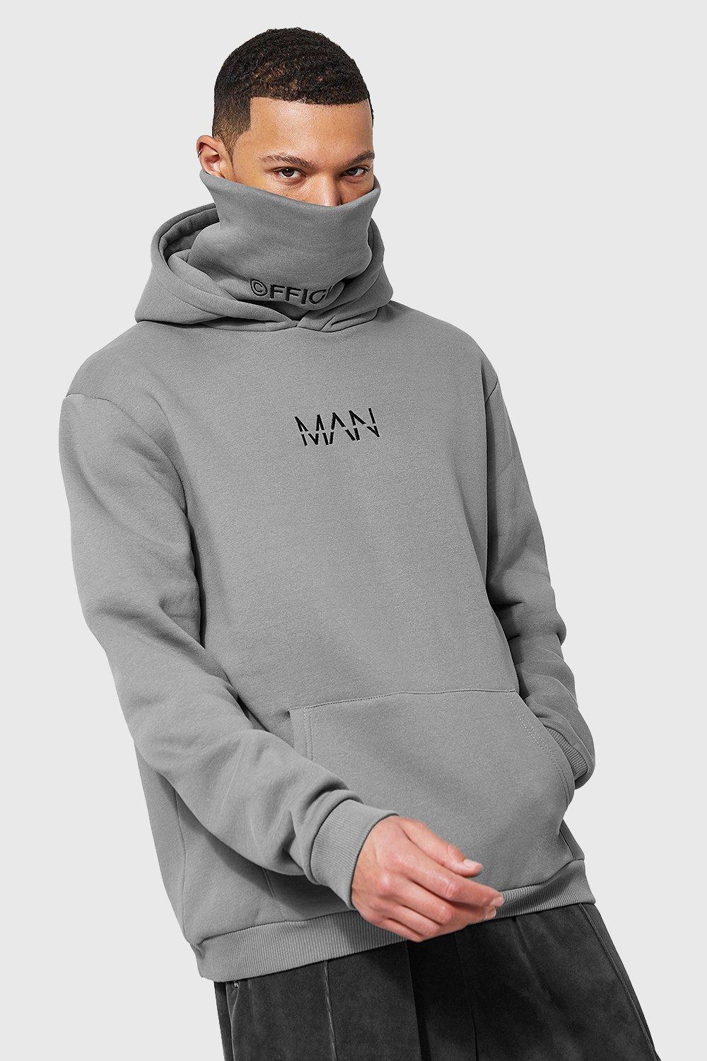 Boohooman 2025 snood hoodie