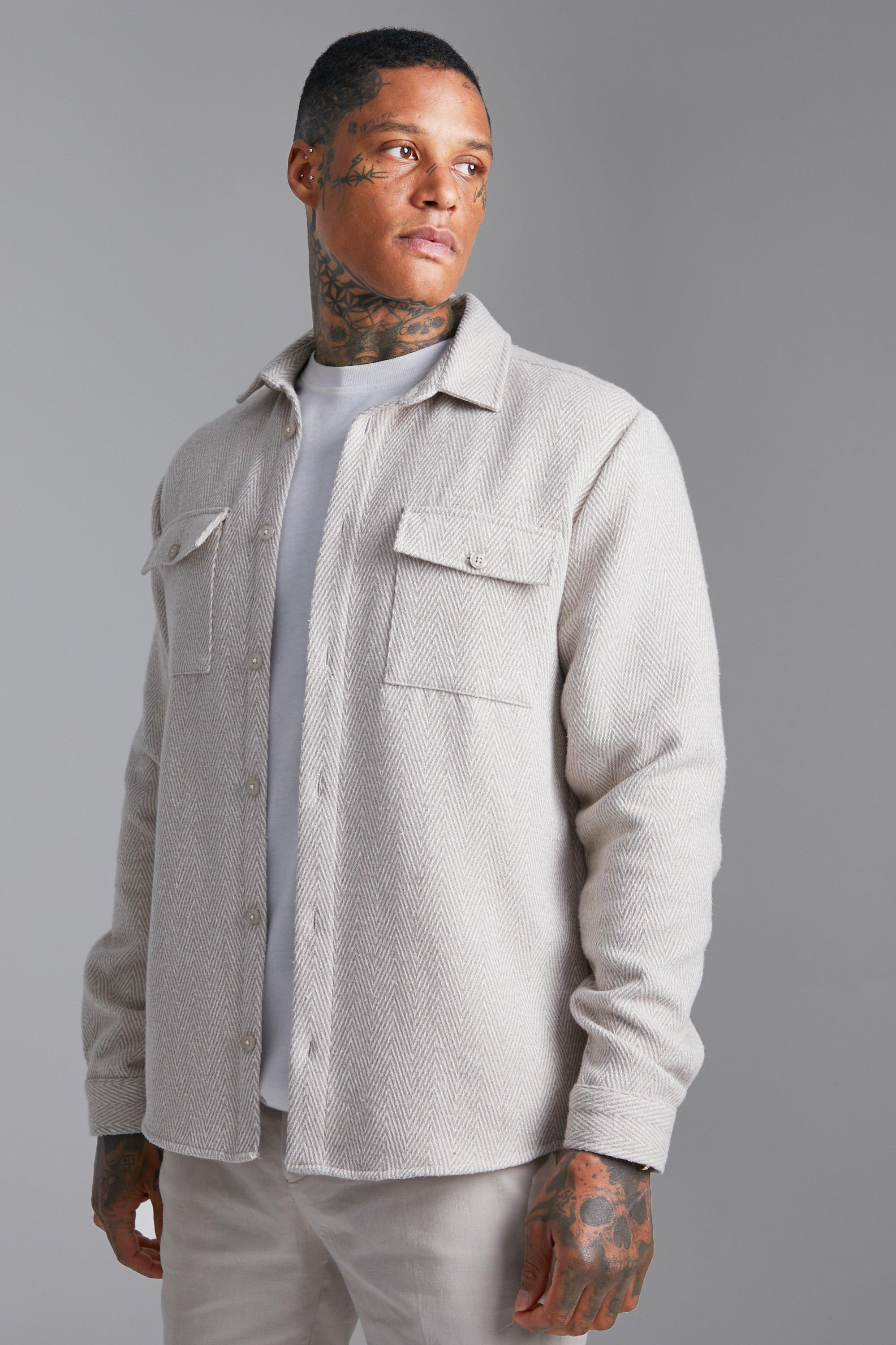 Heavyweight Herringbone Overshirt