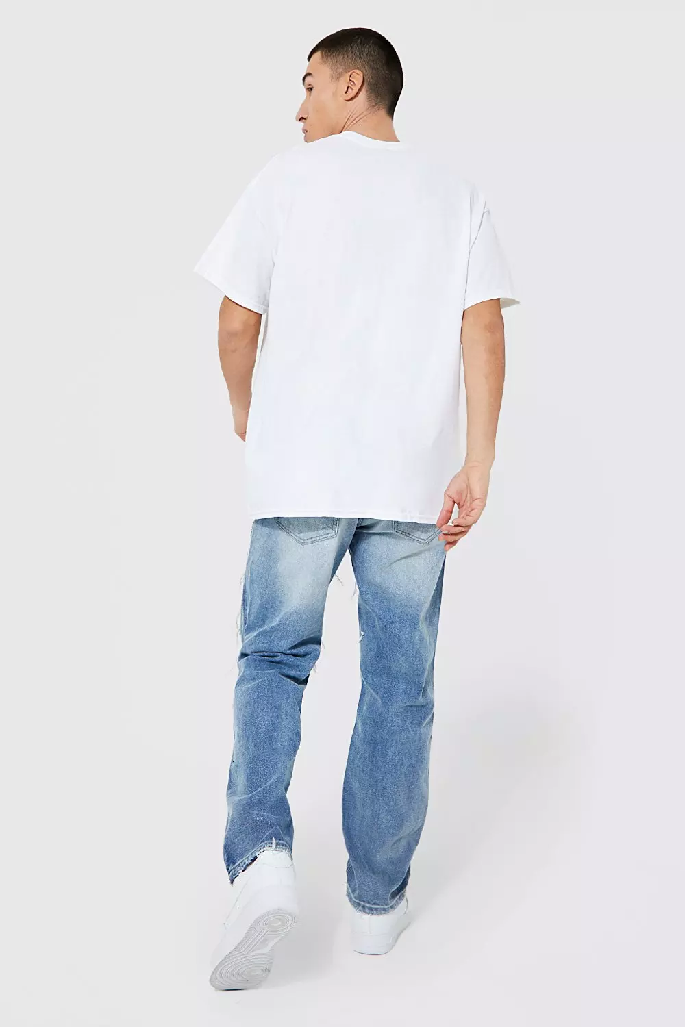 White Oversized Napoleon Dynamite License T-shirt alternative image