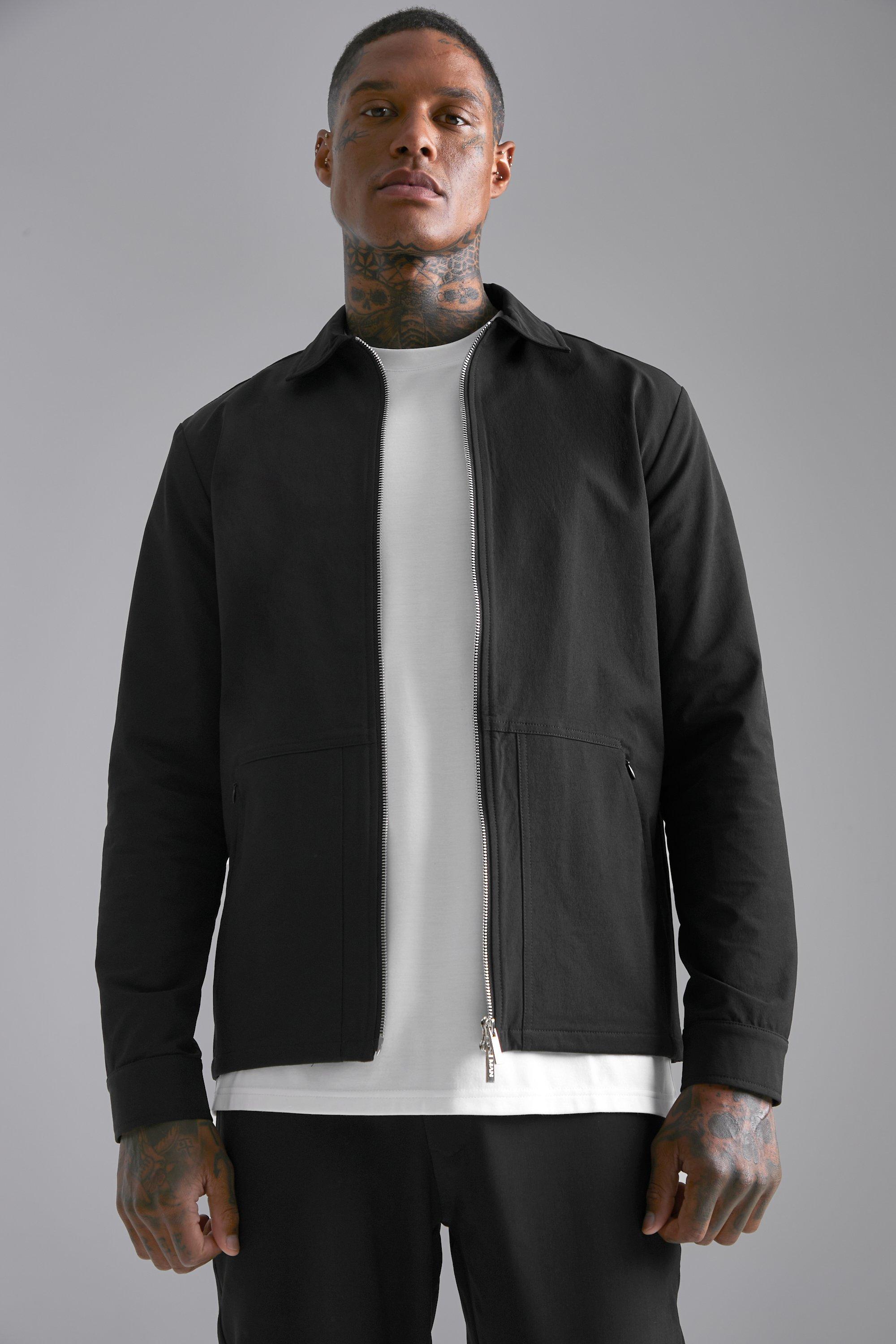 Nylon Technical Jacket | boohooMAN USA