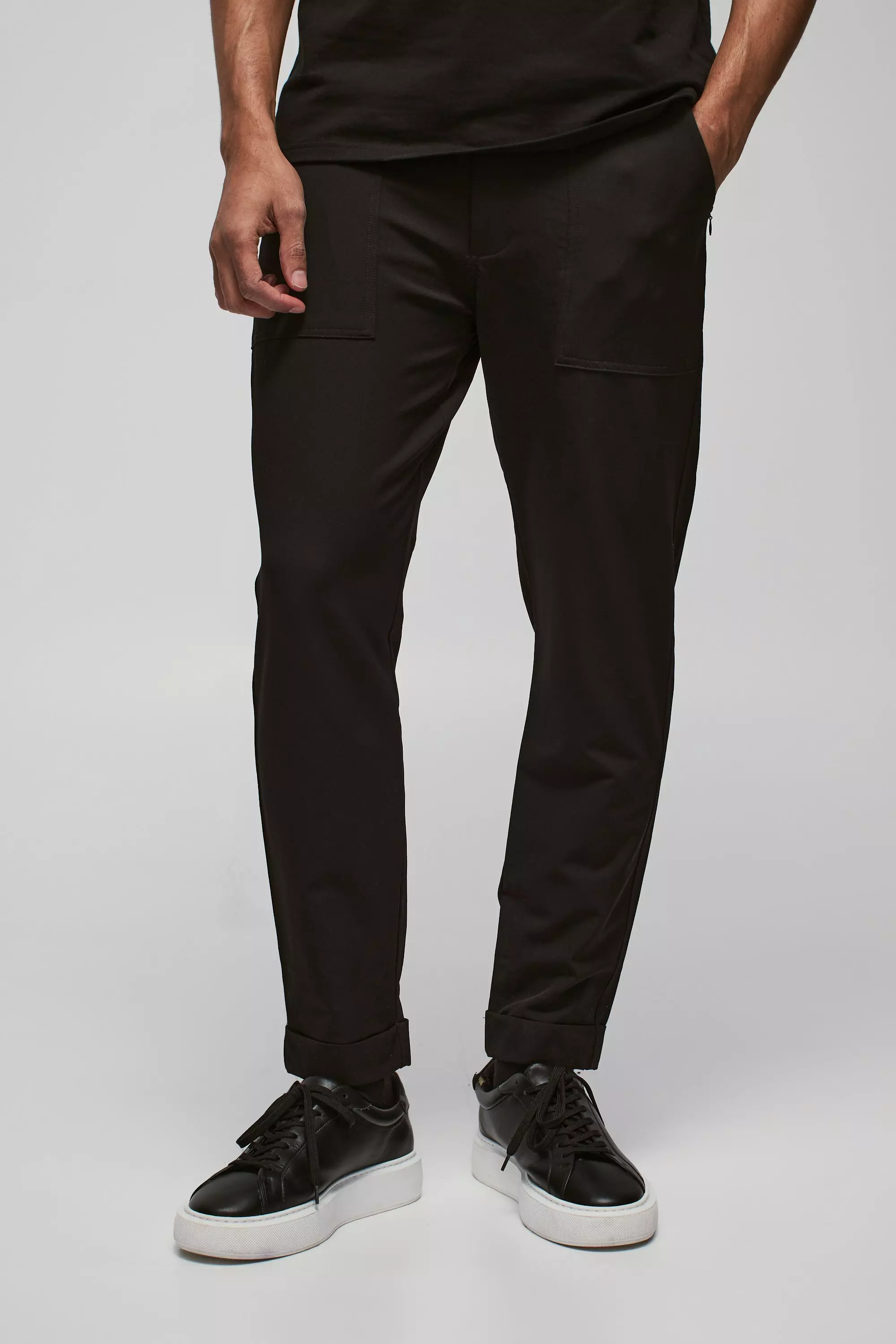 Black Nylon Tech Jas alternatieve afbeelding