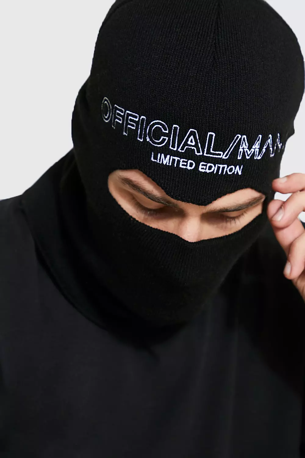 Black Official Man Embroidered Balaclava alternative image