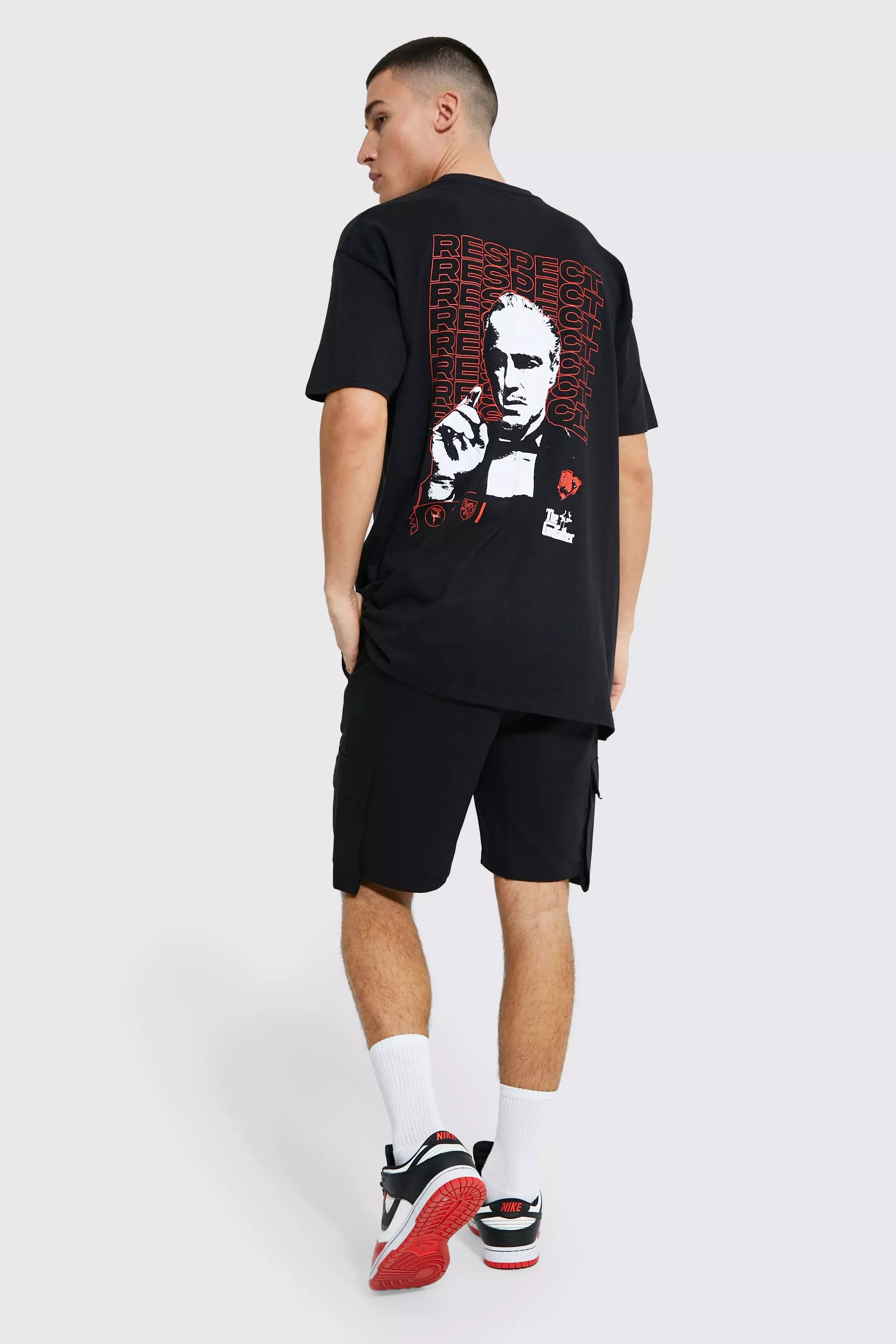 Black The Godfather License T-shirt alternative image