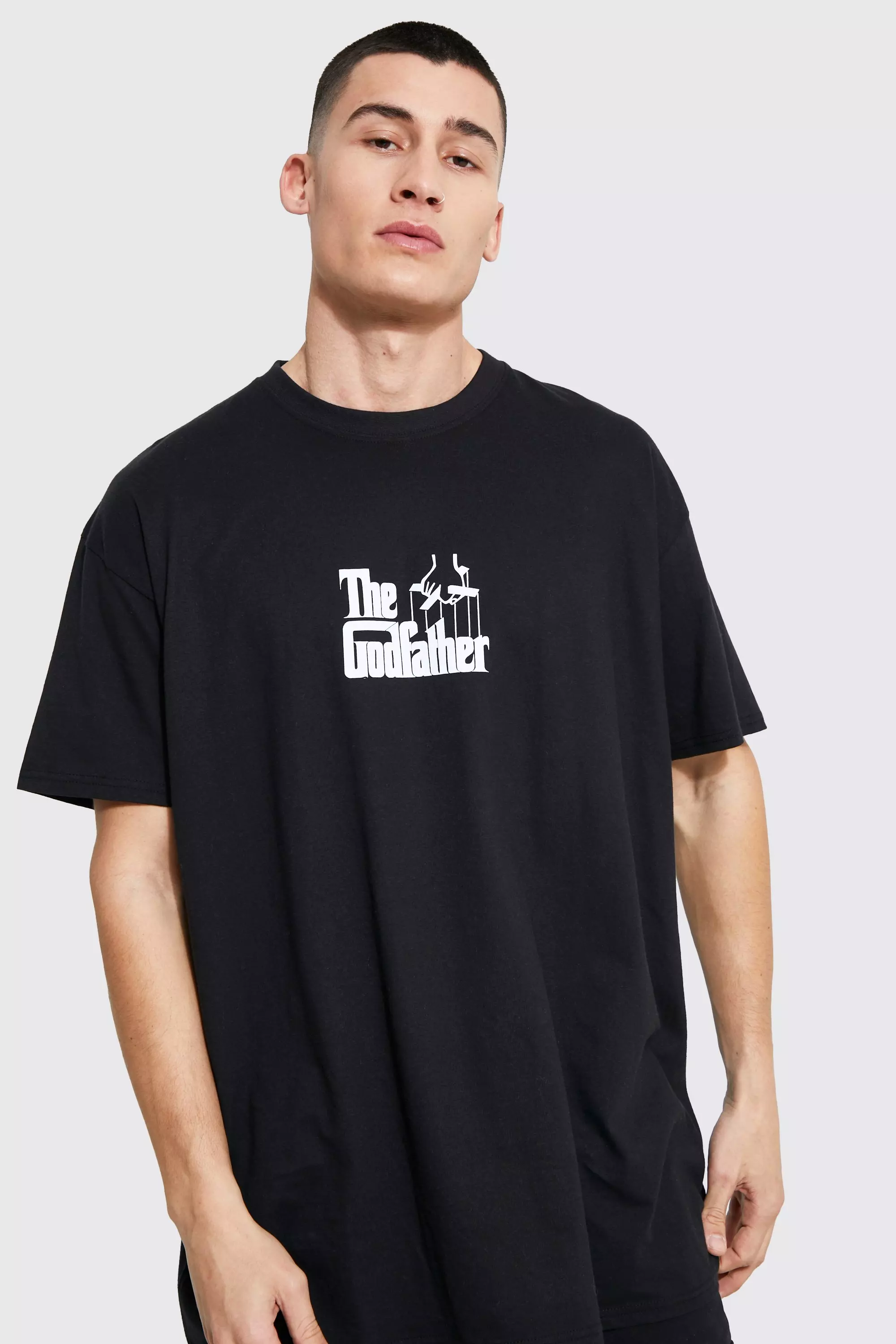 Black The Godfather License T-shirt alternative image