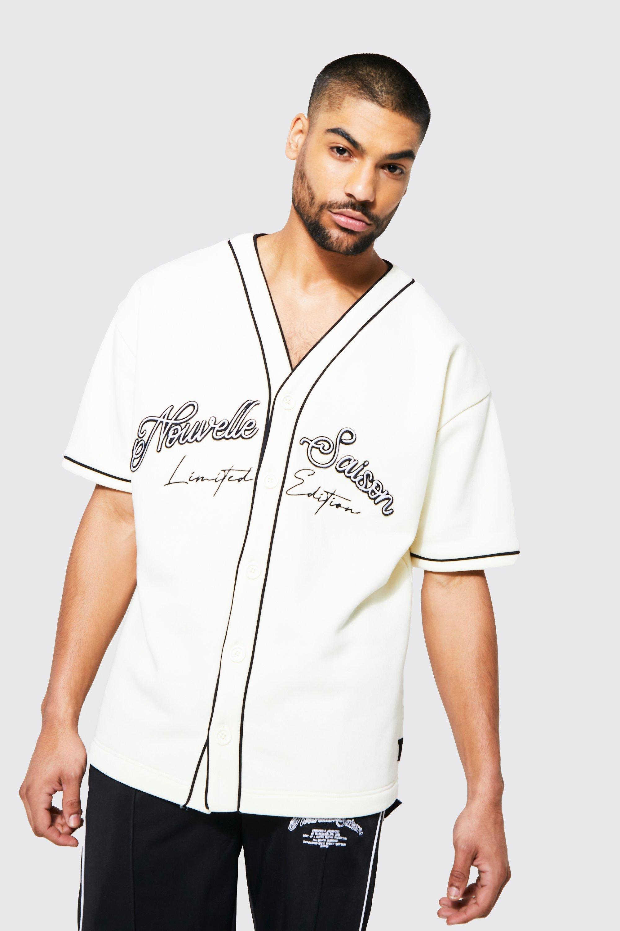 Baseball T-shirt With Piping Detail