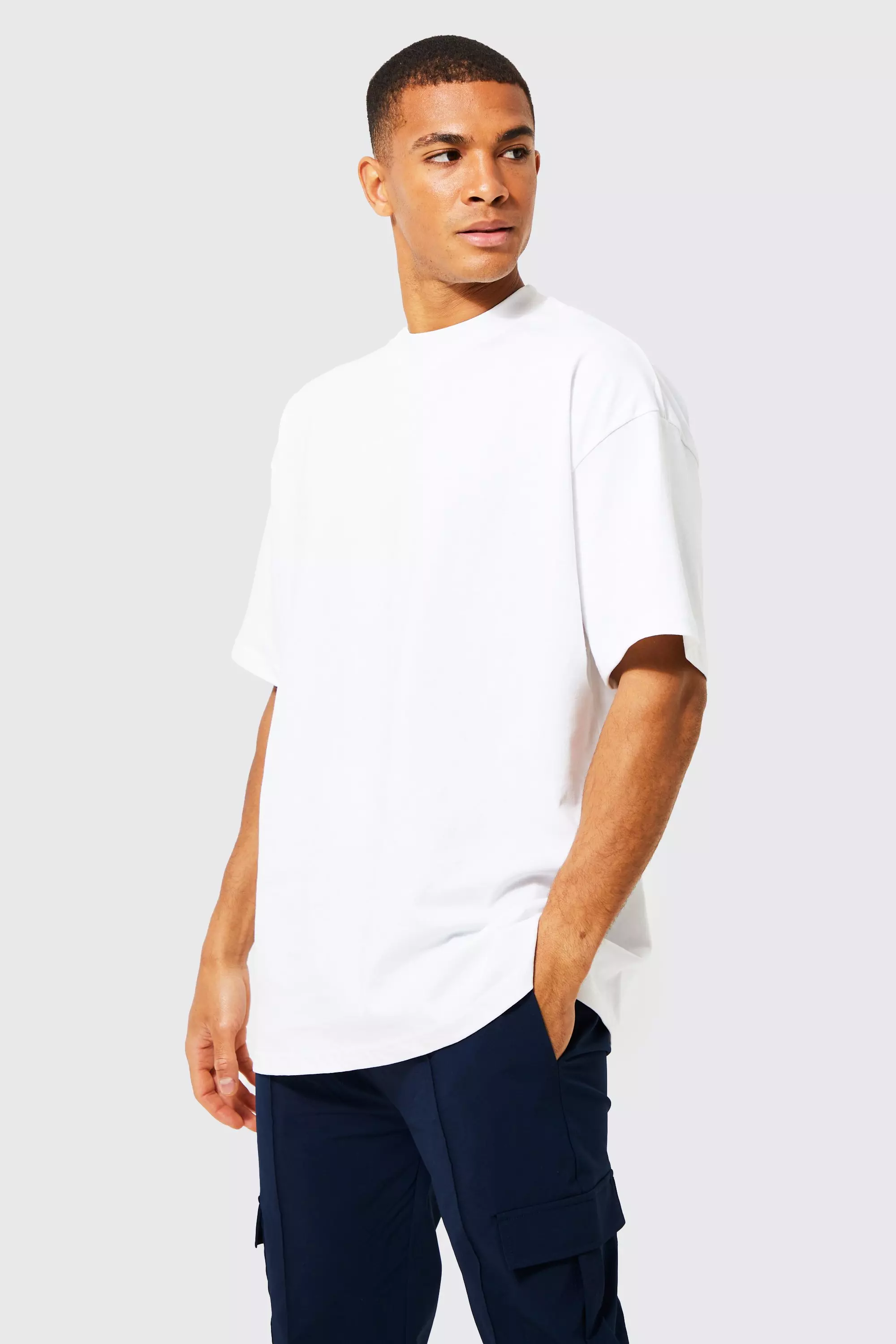 Ensemble avec t-shirt oversize et jogging, Navy autre image