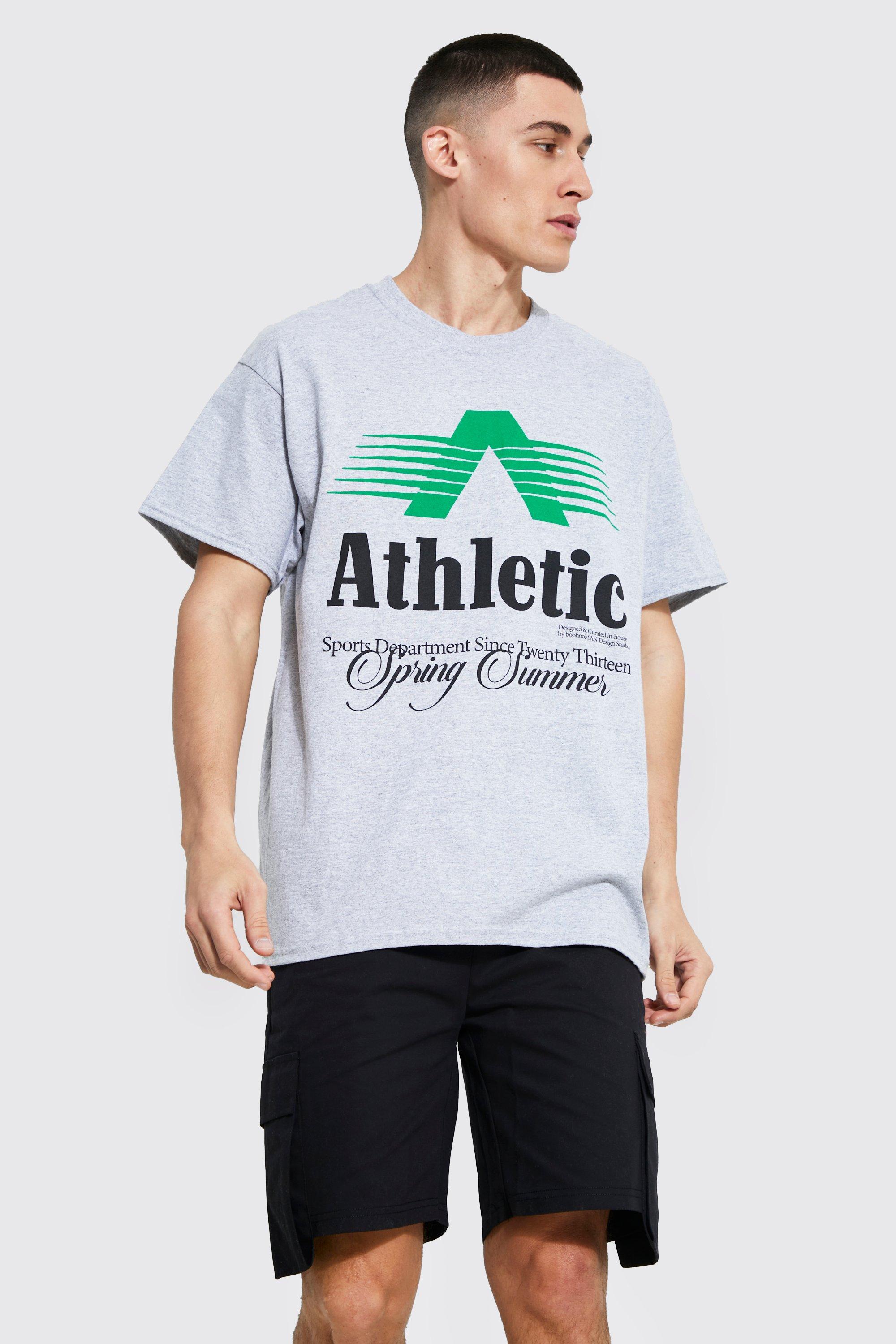 Oversized Sports Graphic T-Shirt