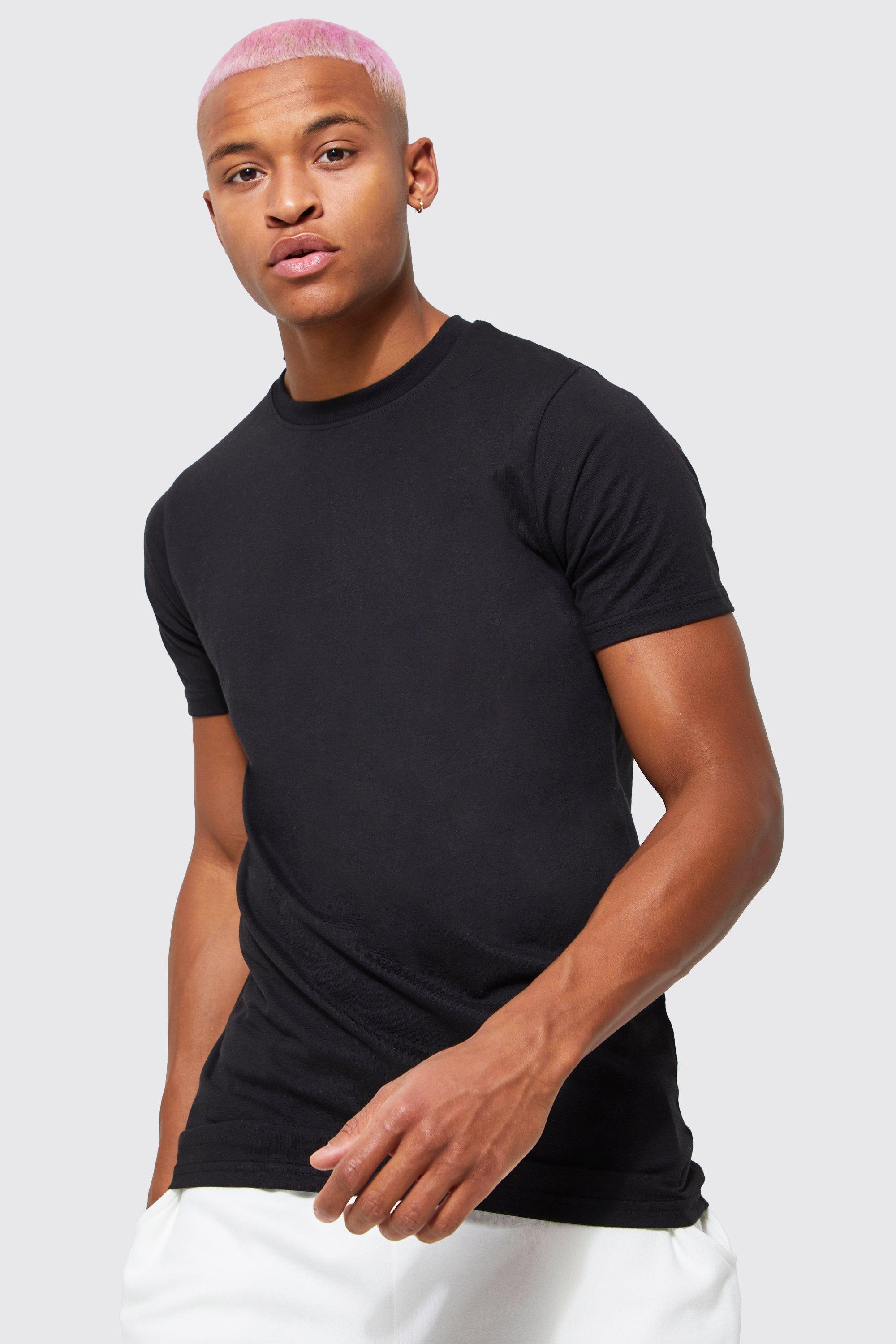 Registrering Certifikat Alaska Longline Crew Neck T-shirt | boohooMAN USA