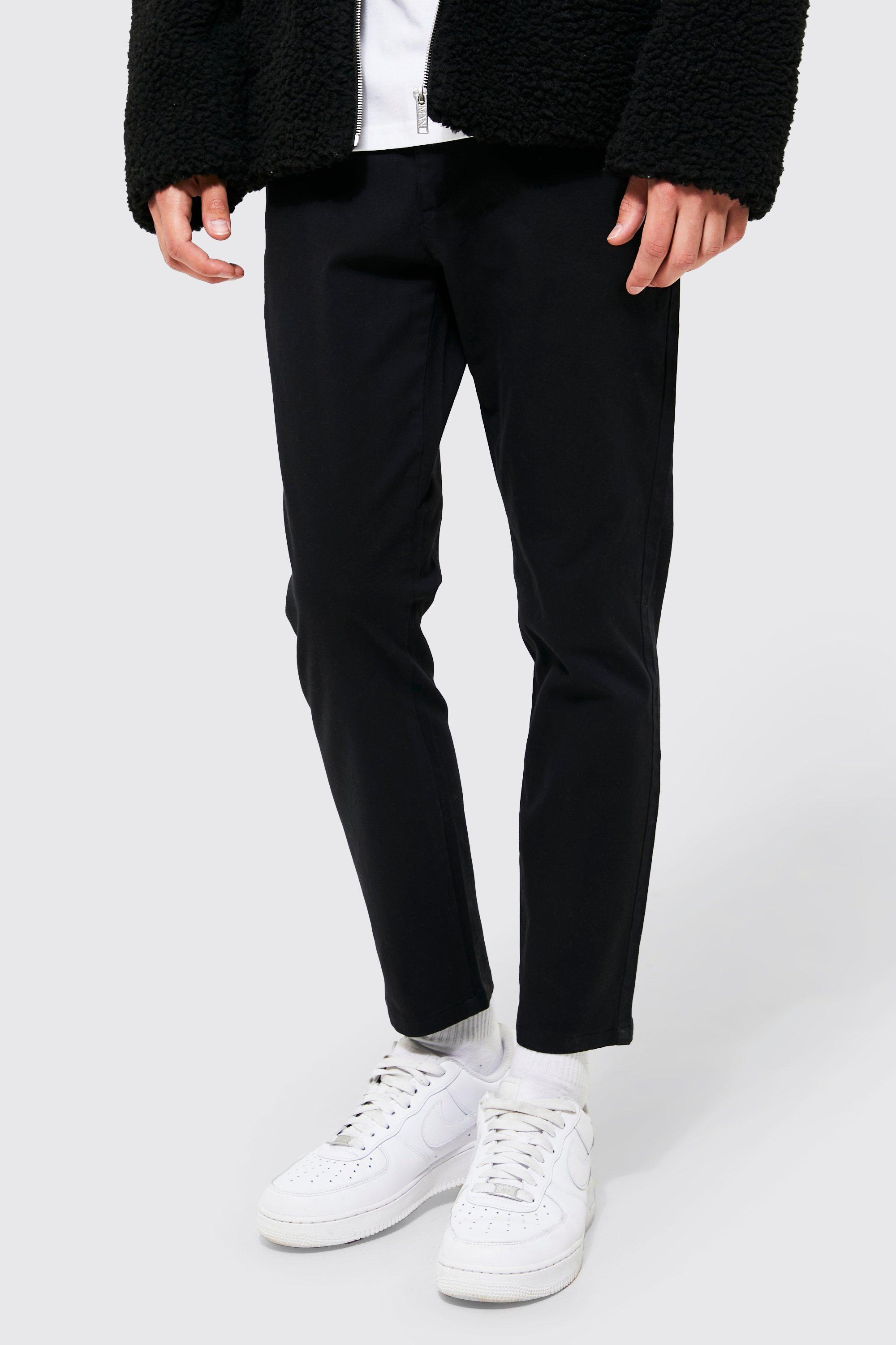 tapered cropped pants mens