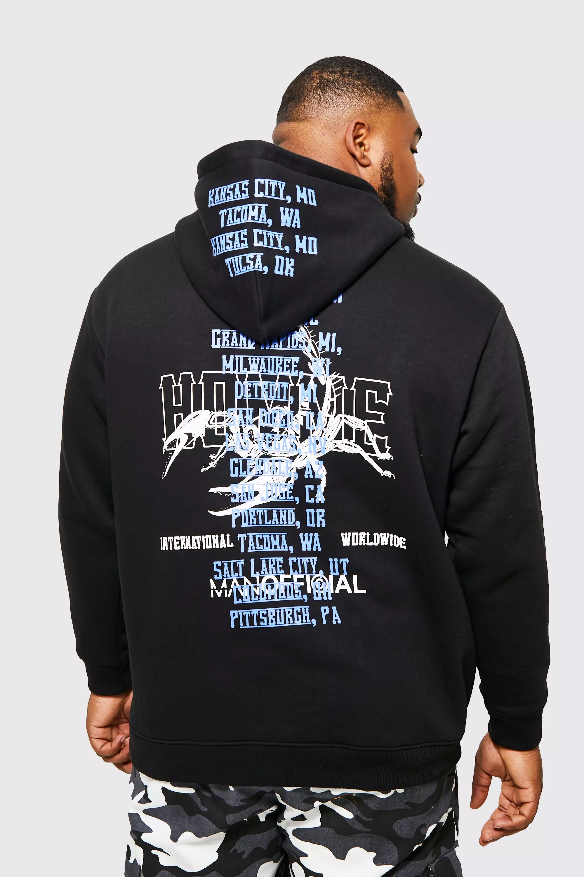 Loose neck hoodie hot sale