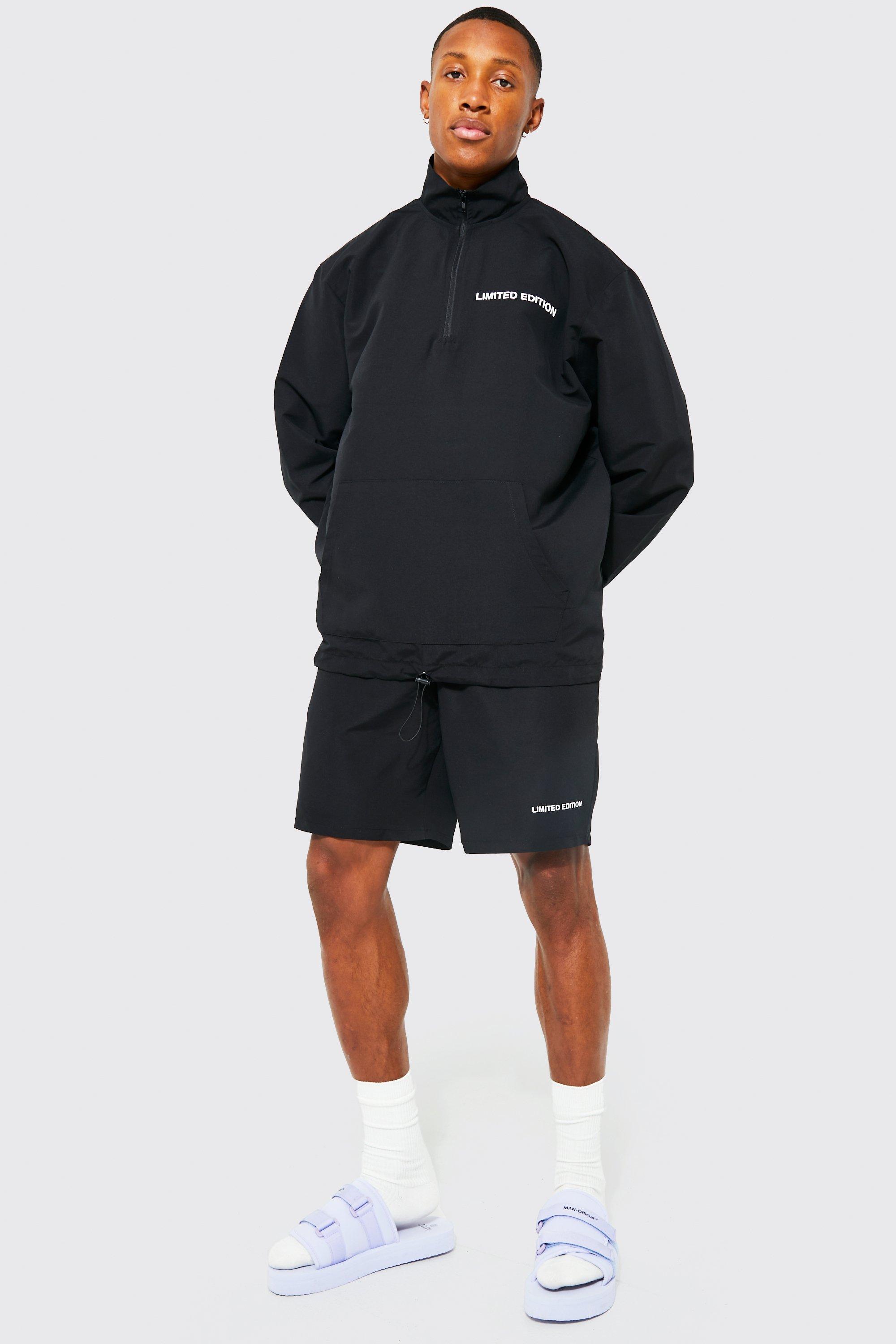 Boohooman hot sale short tracksuit