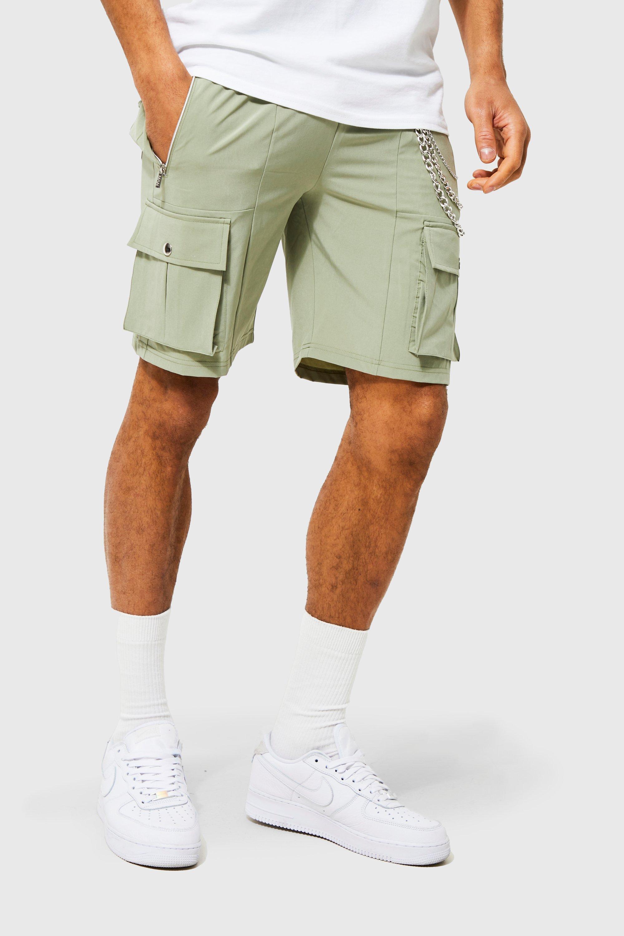 Boohooman store cargo shorts