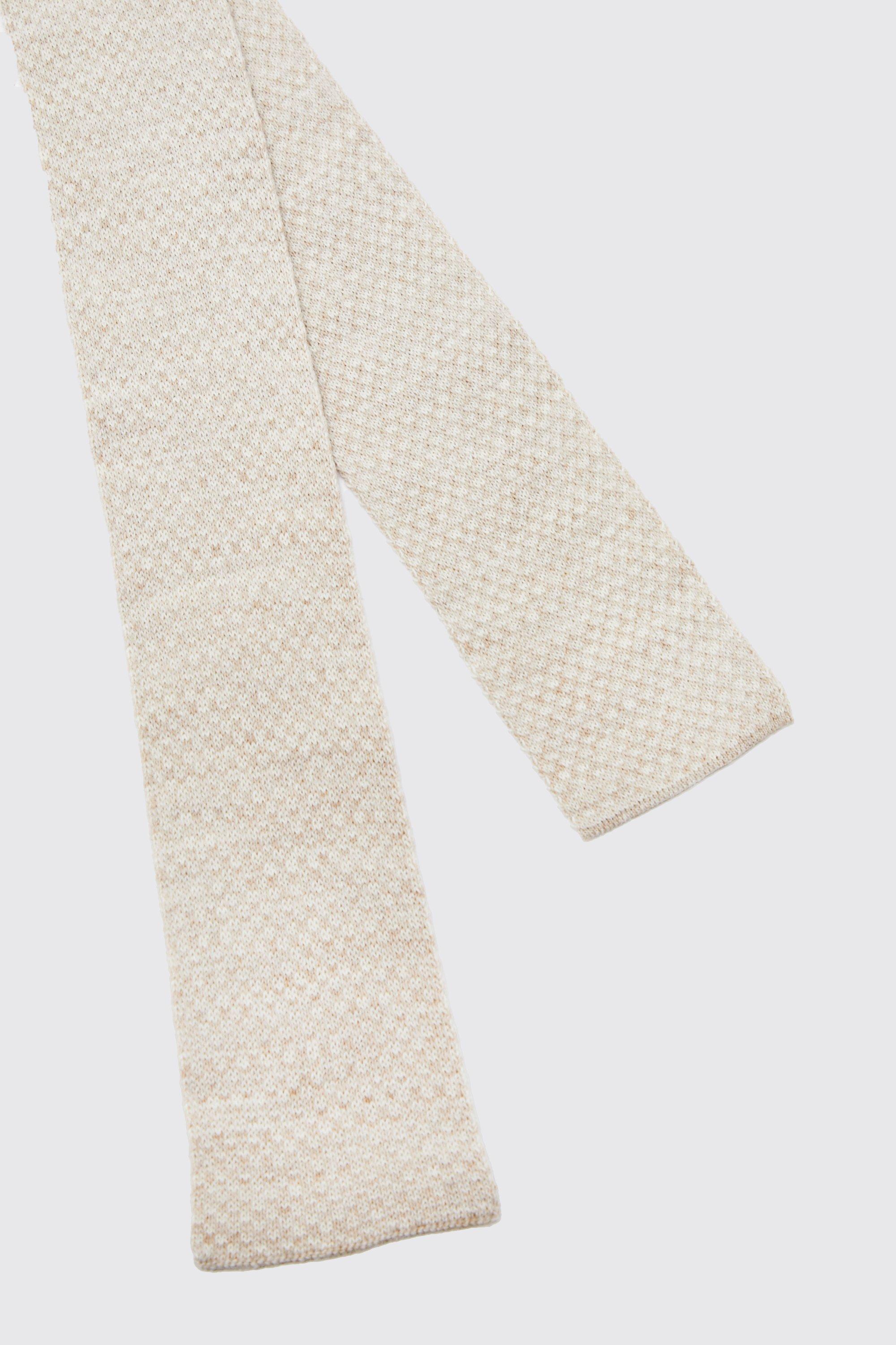 Knitted Slim Tie | boohooMAN USA