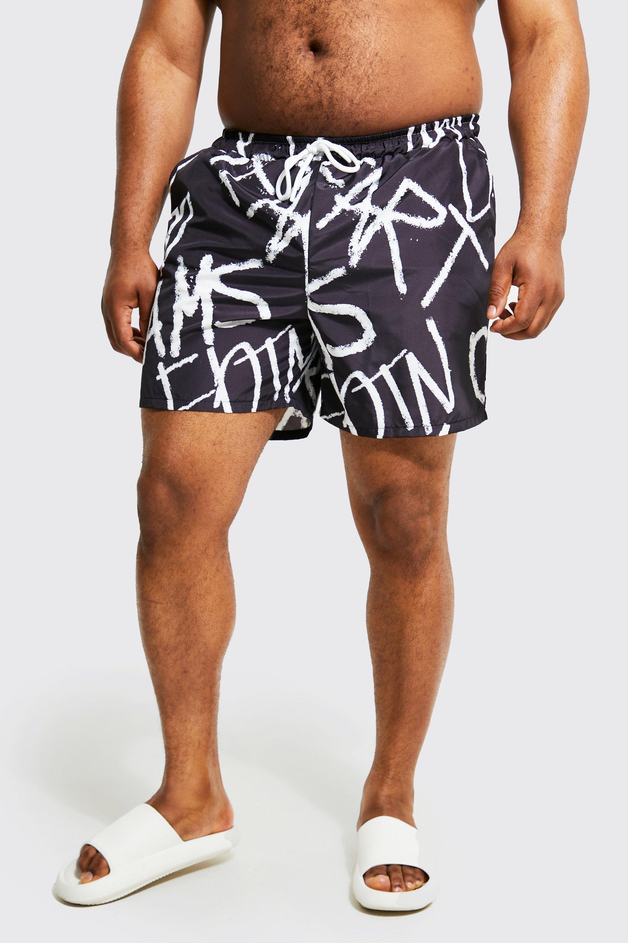 CALVIN KLEIN - Men's monogram swim short 